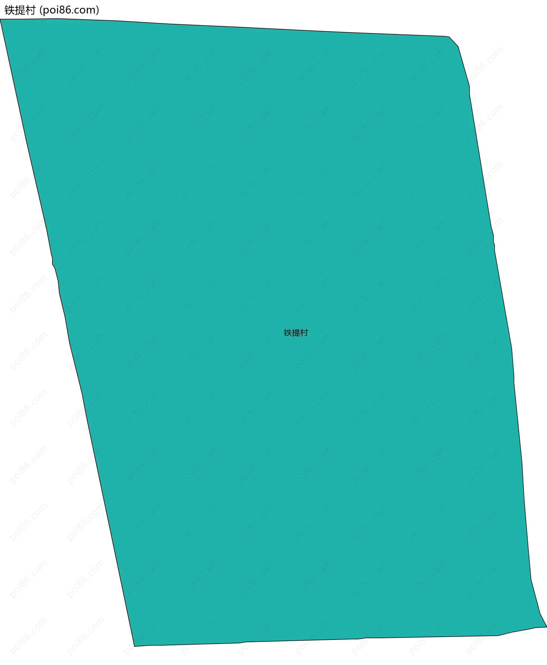 铁提村边界地图