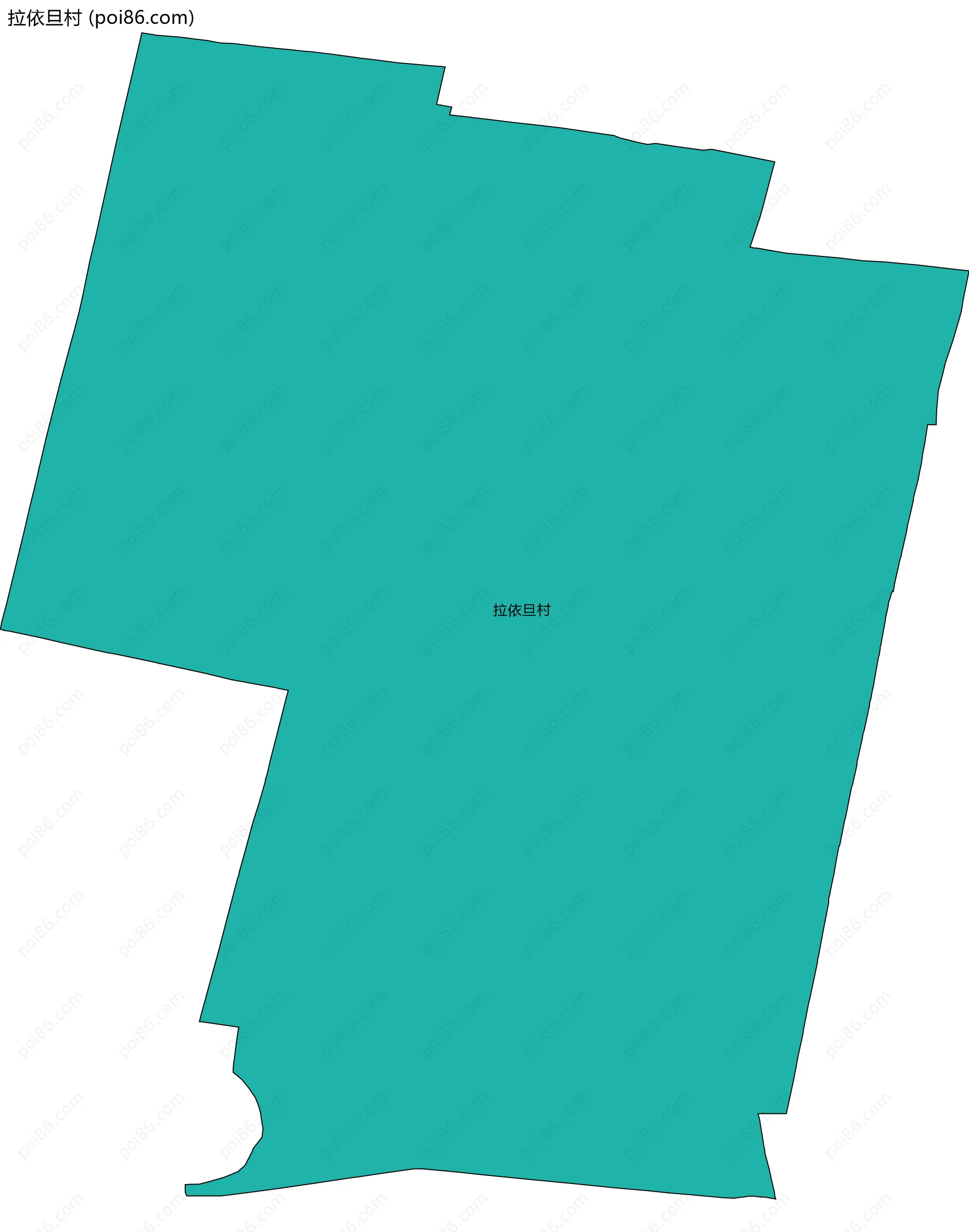 拉依旦村边界地图