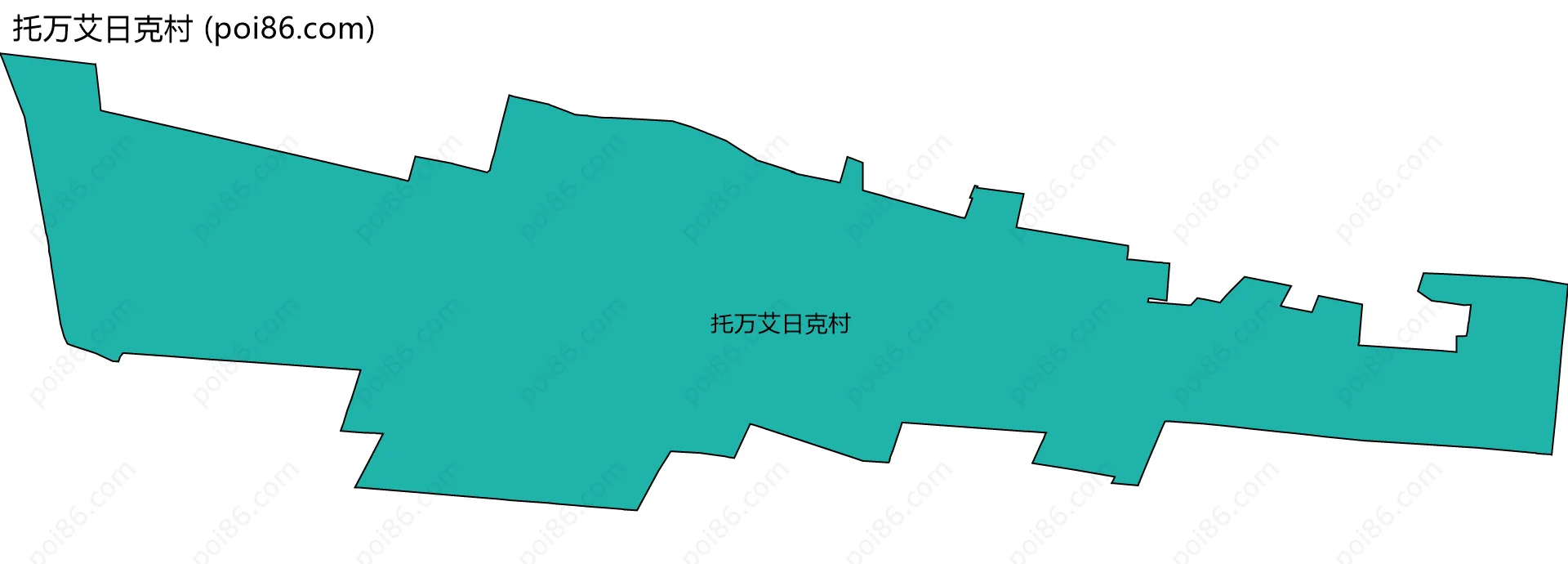 托万艾日克村边界地图