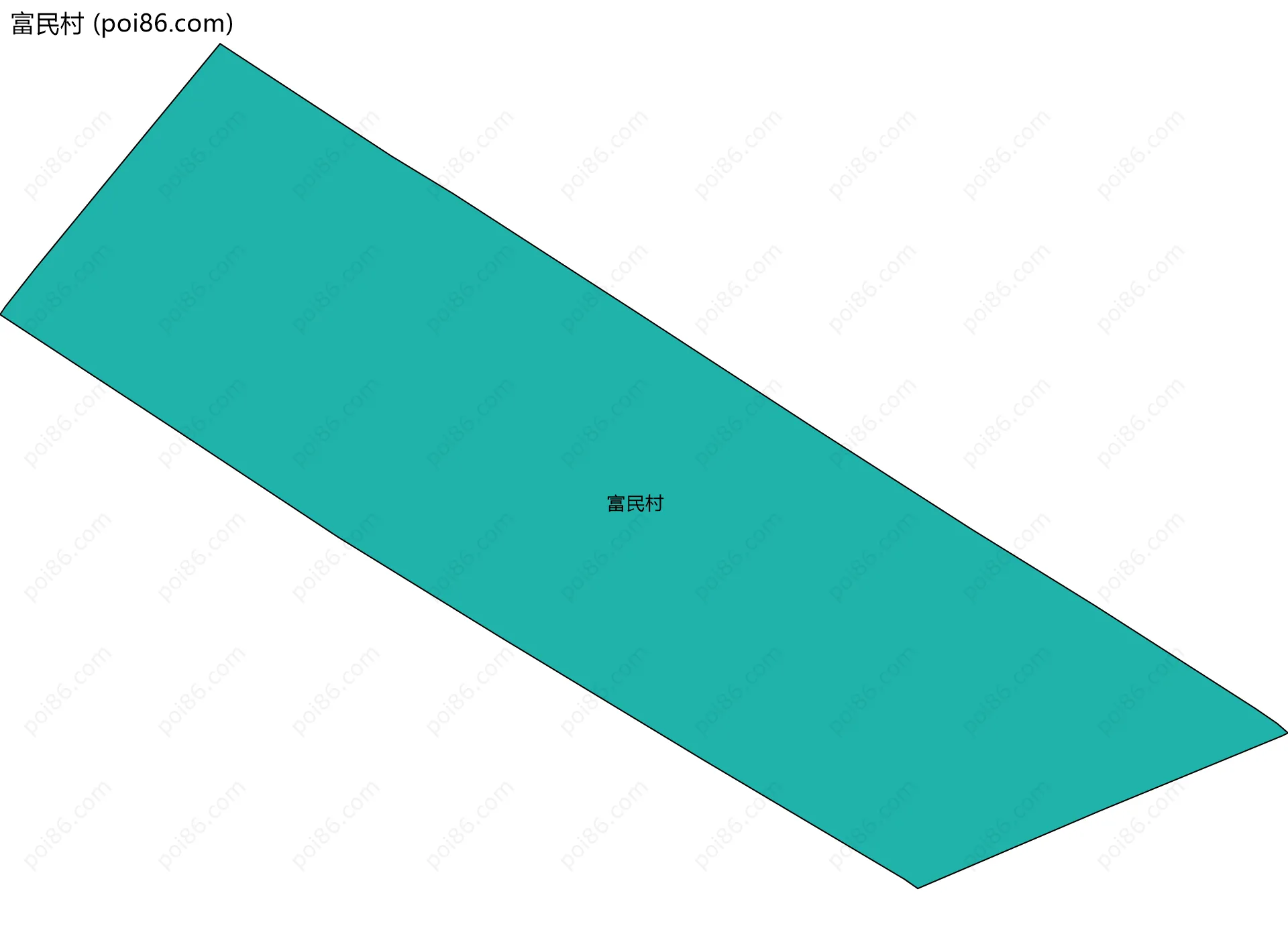富民村边界地图