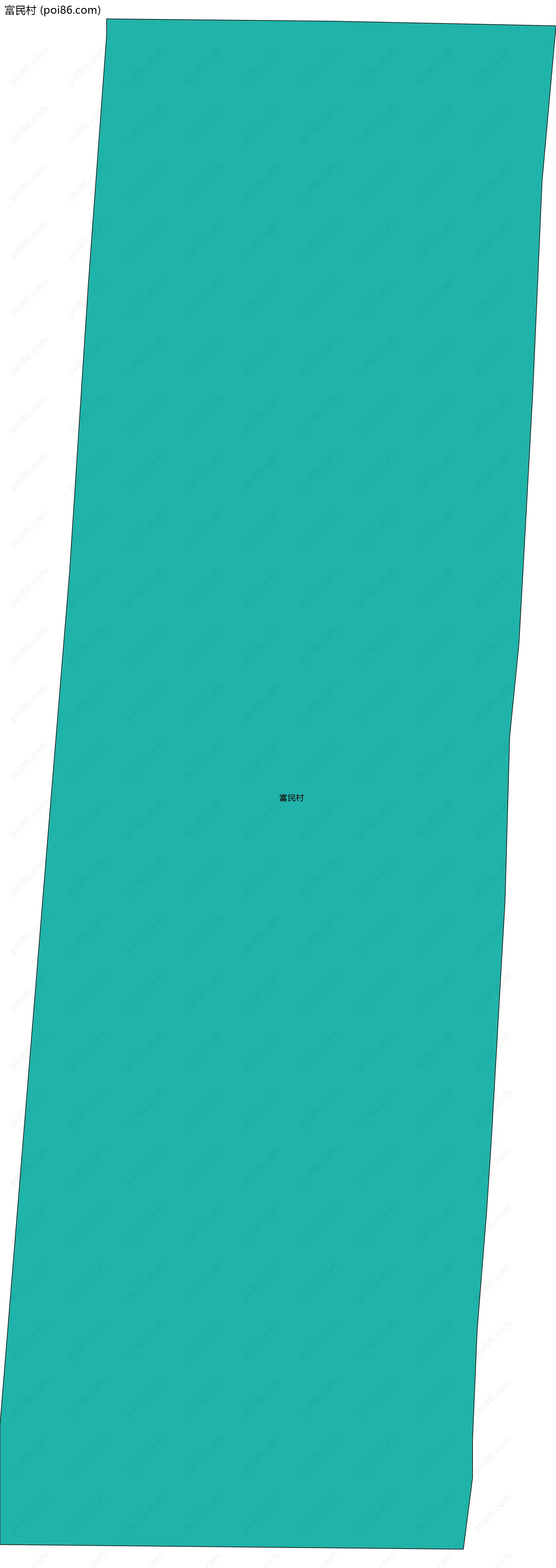 富民村边界地图