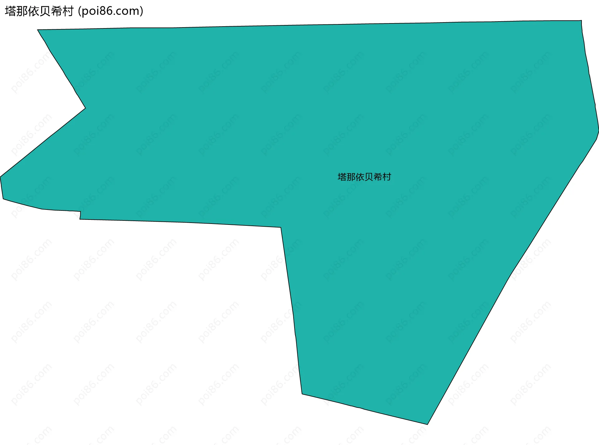 塔那依贝希村边界地图