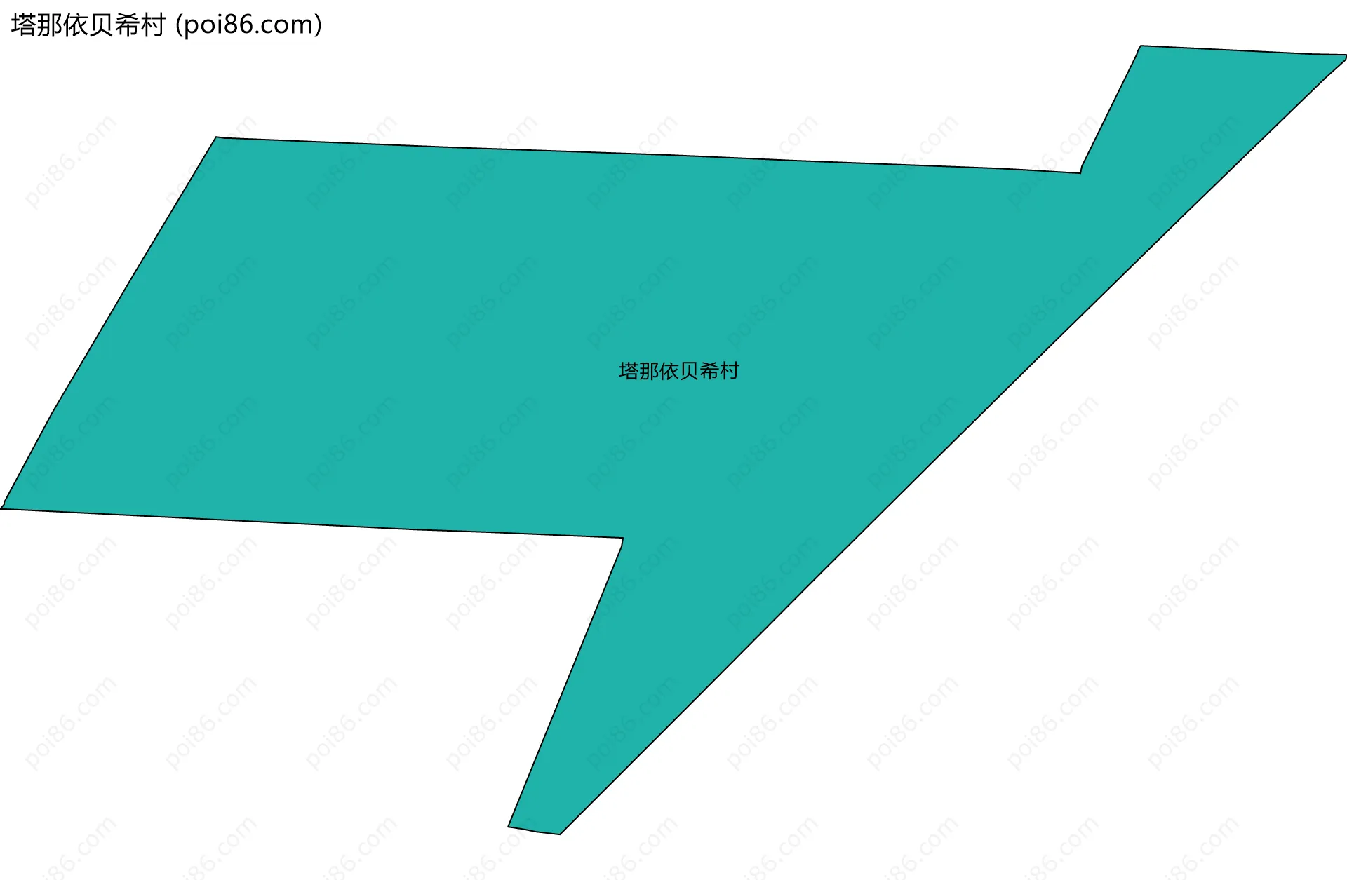 塔那依贝希村边界地图