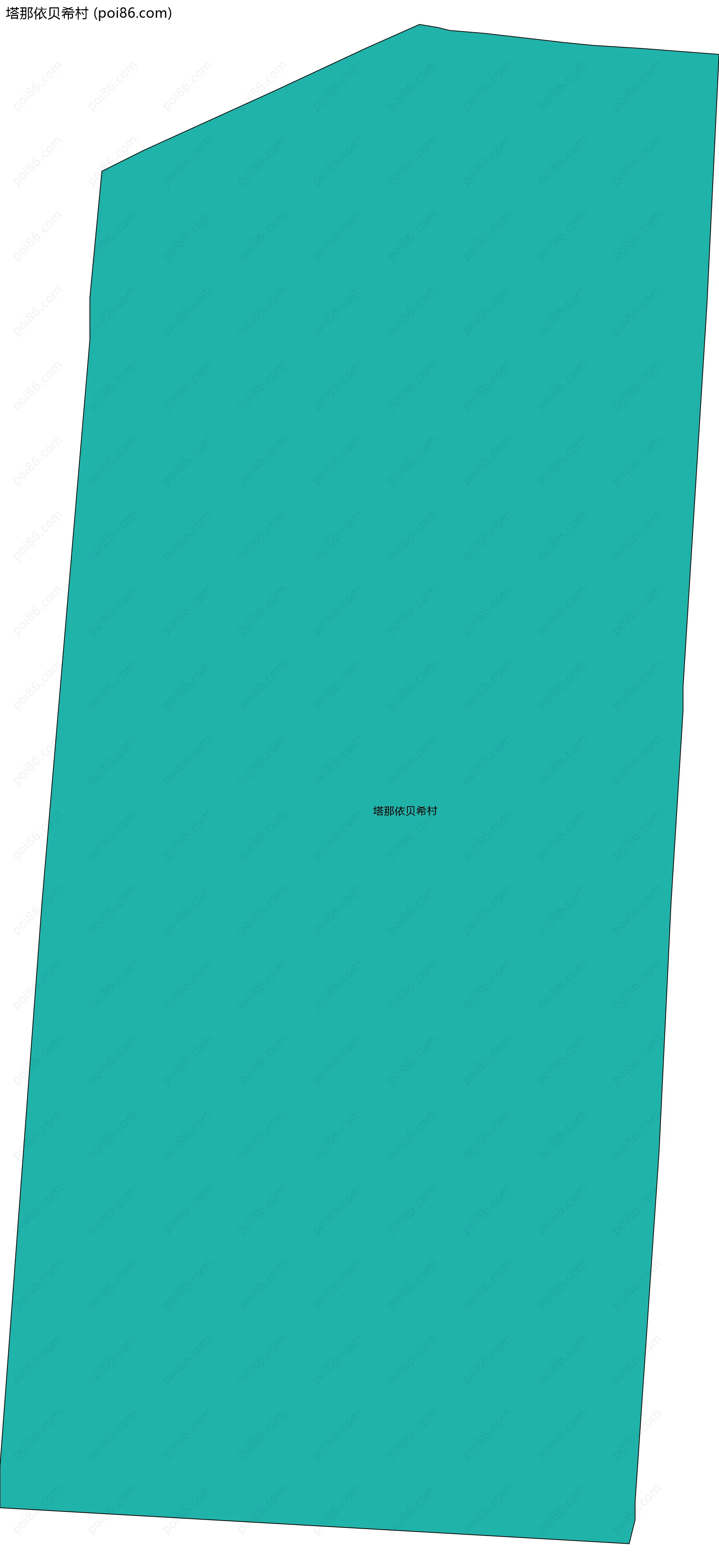 塔那依贝希村边界地图