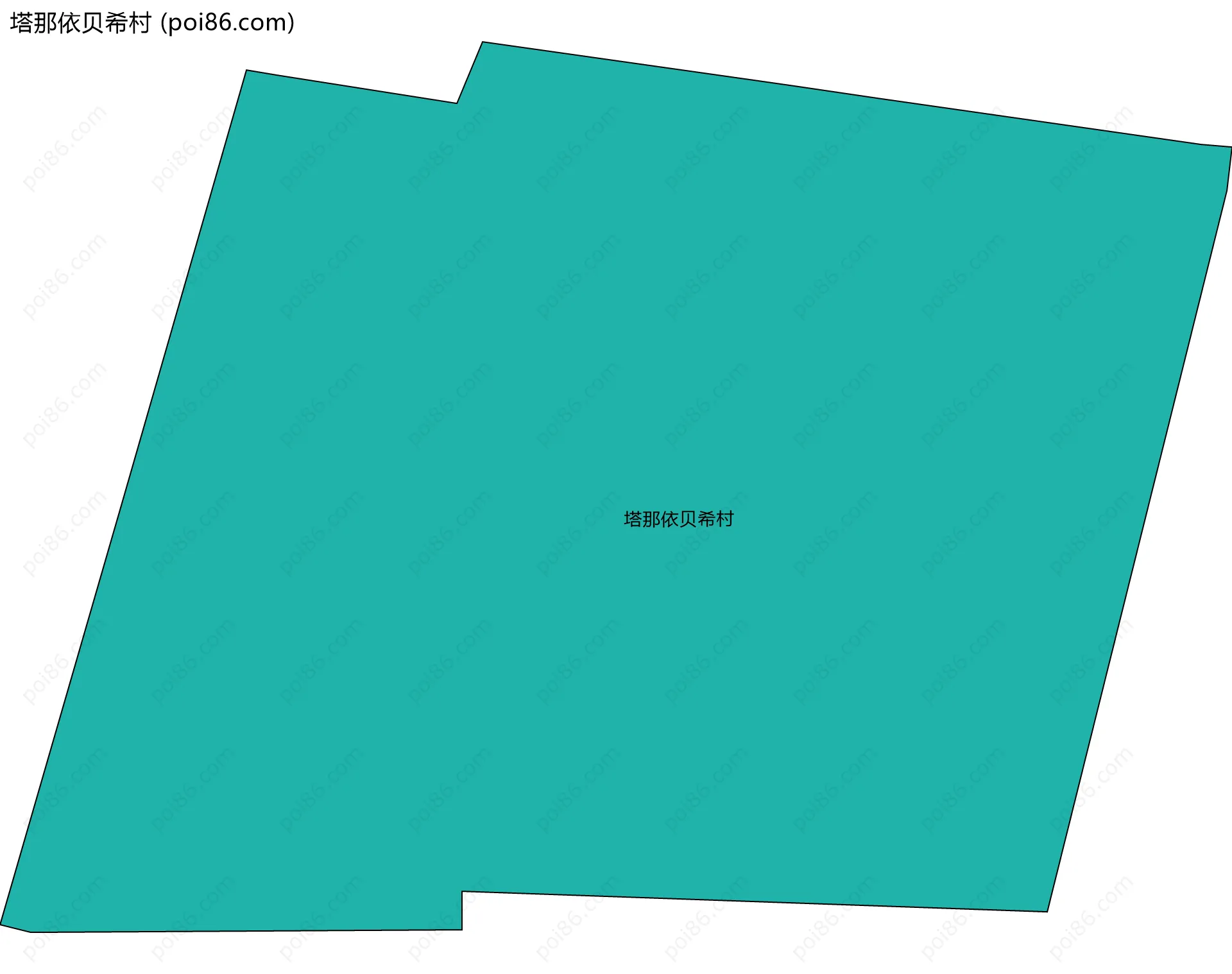 塔那依贝希村边界地图