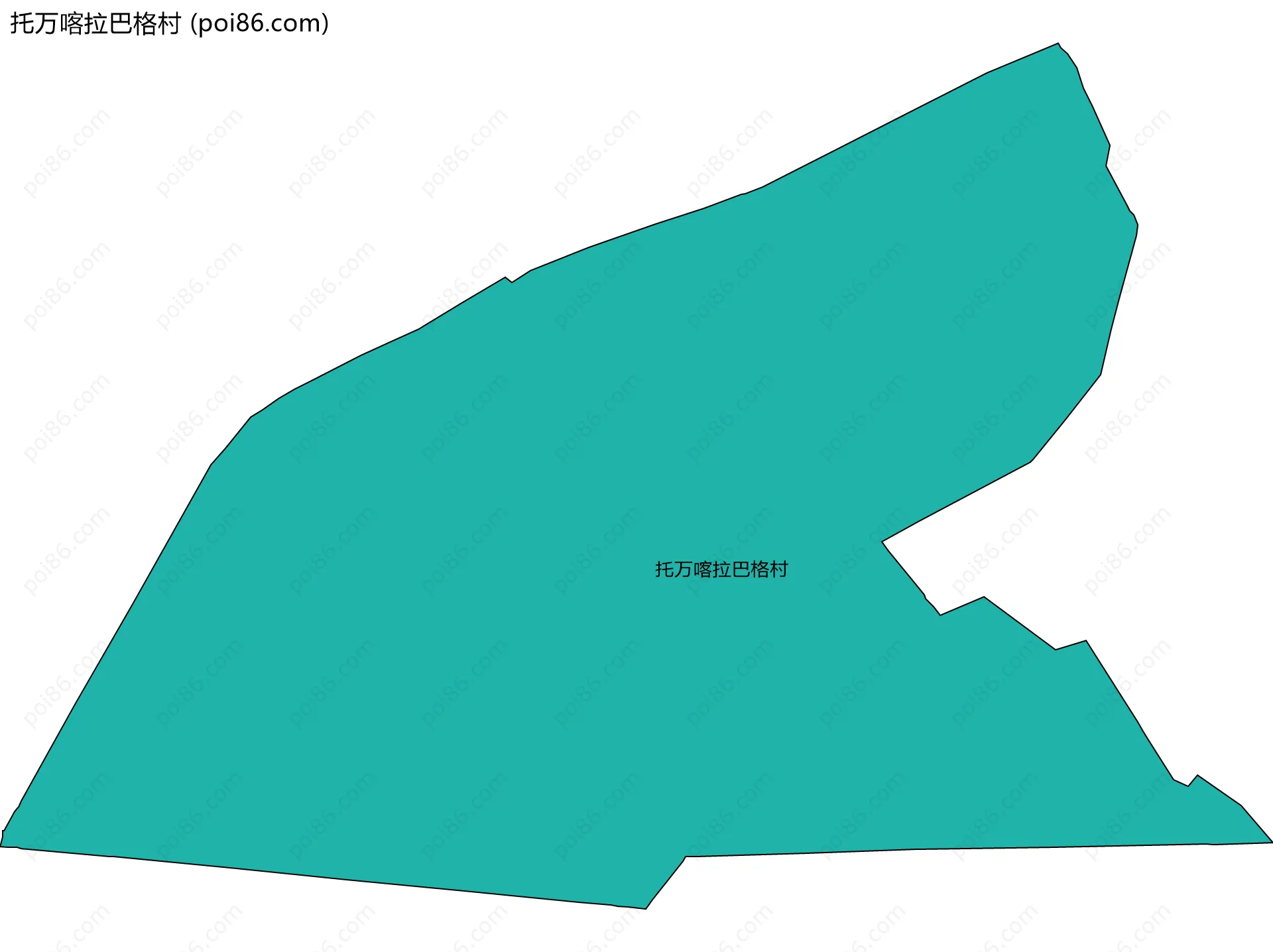 托万喀拉巴格村边界地图