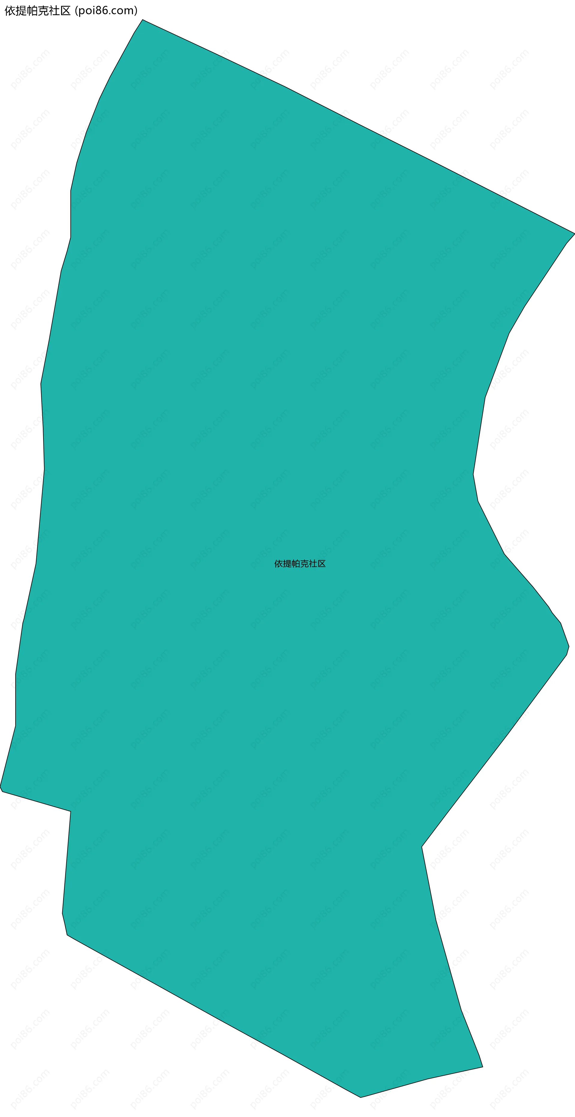 依提帕克社区边界地图