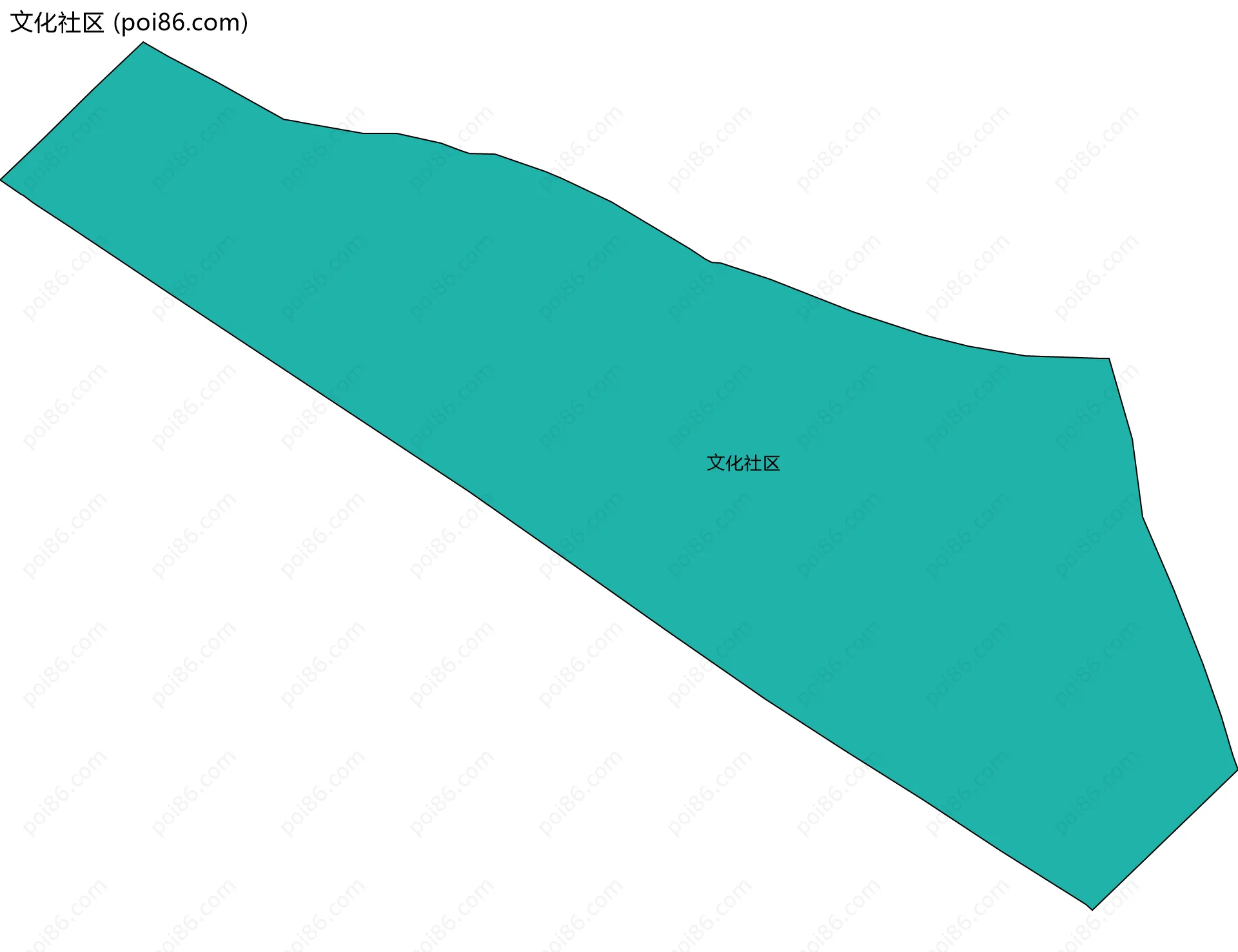 文化社区边界地图