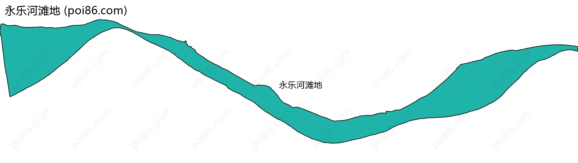 永乐河滩地边界地图