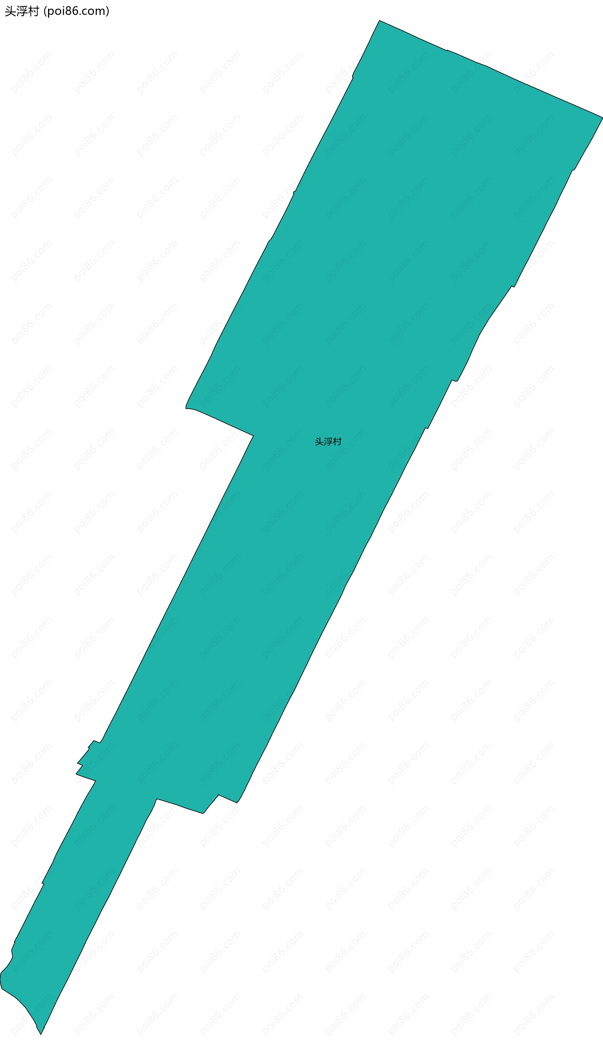 头浮村边界地图