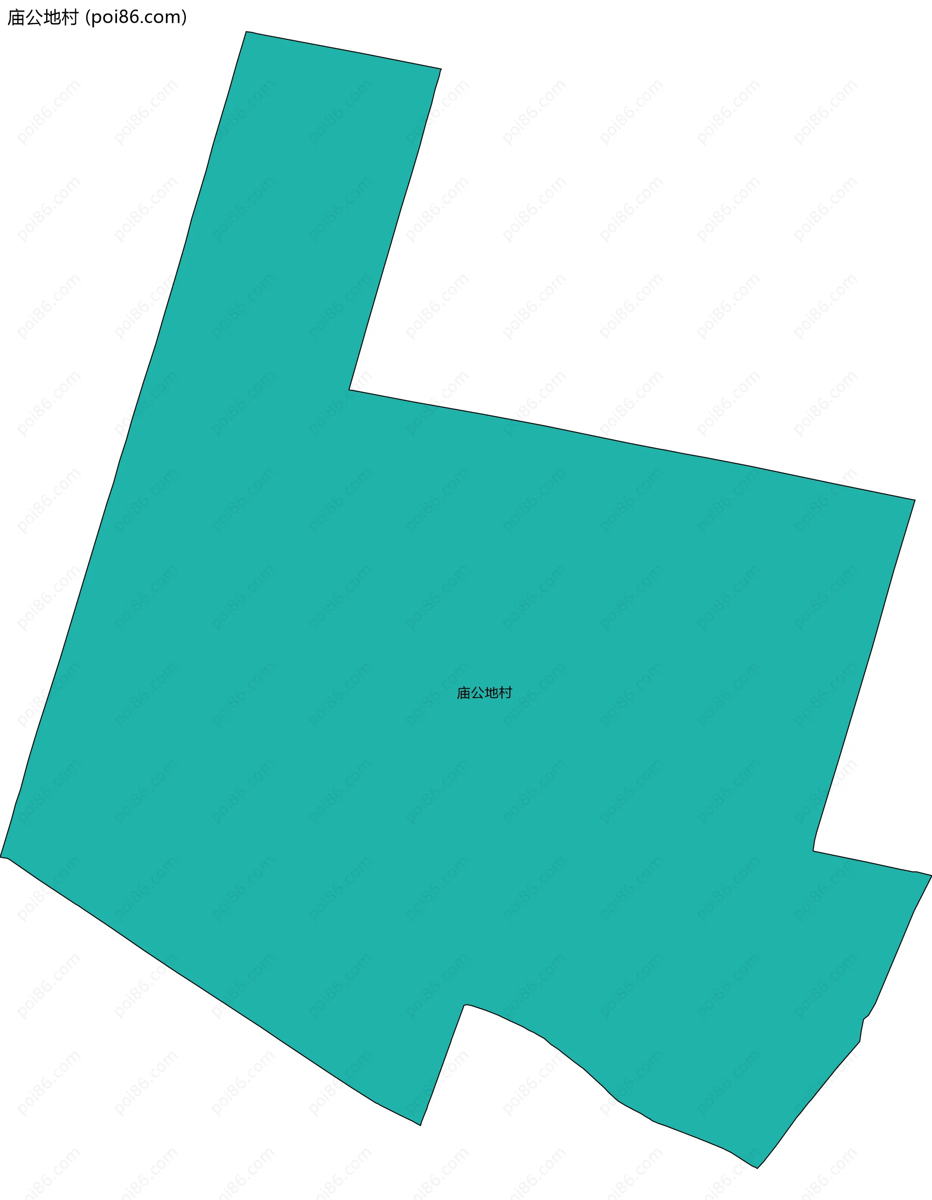 庙公地村边界地图