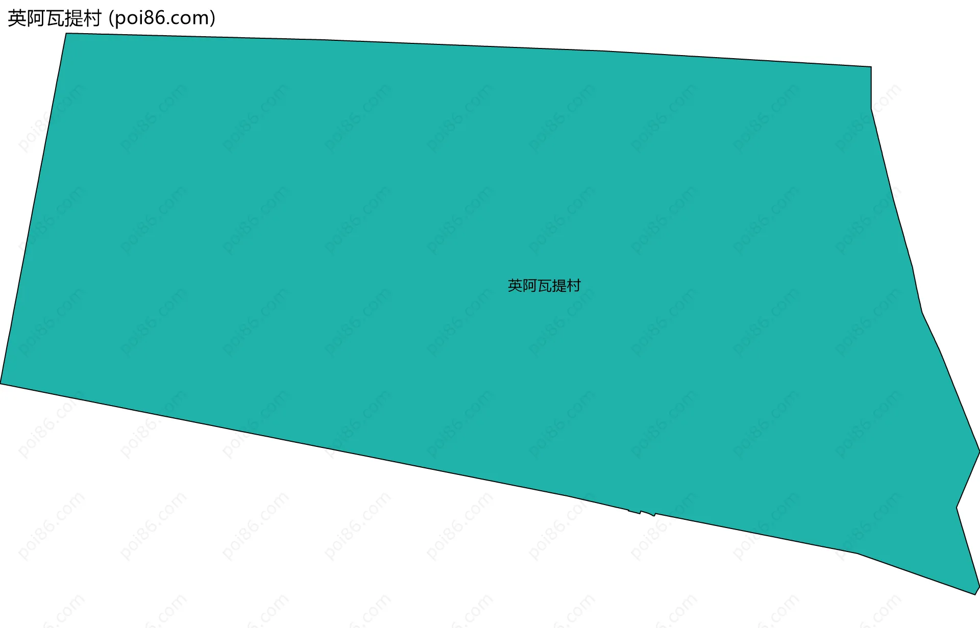 英阿瓦提村边界地图