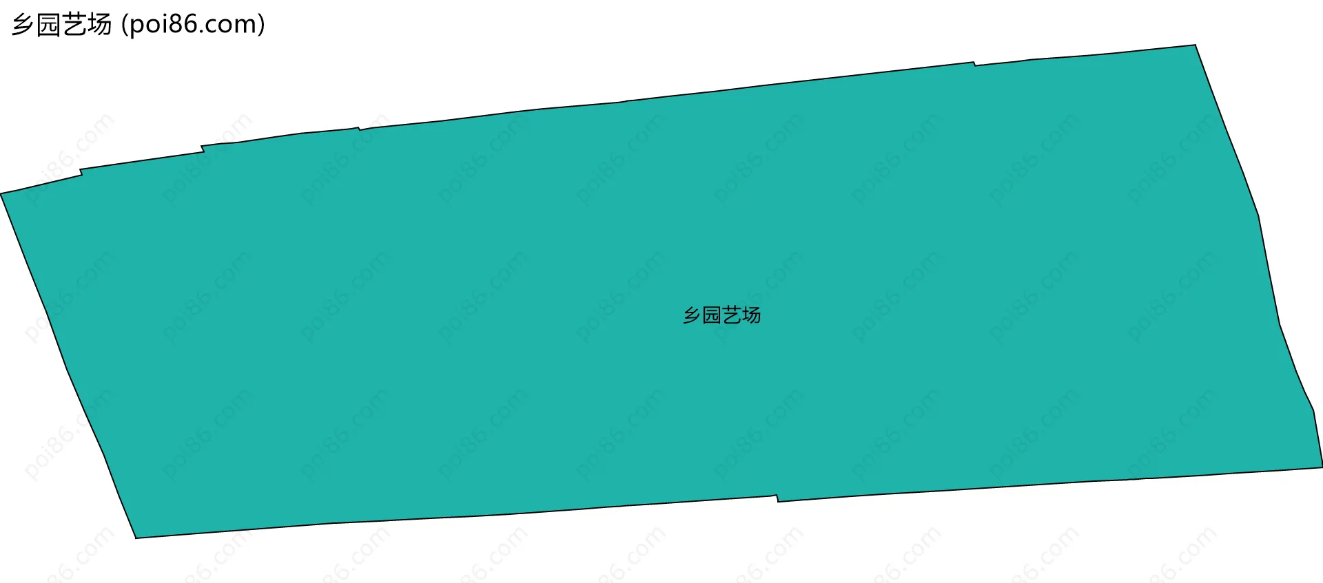 乡园艺场边界地图