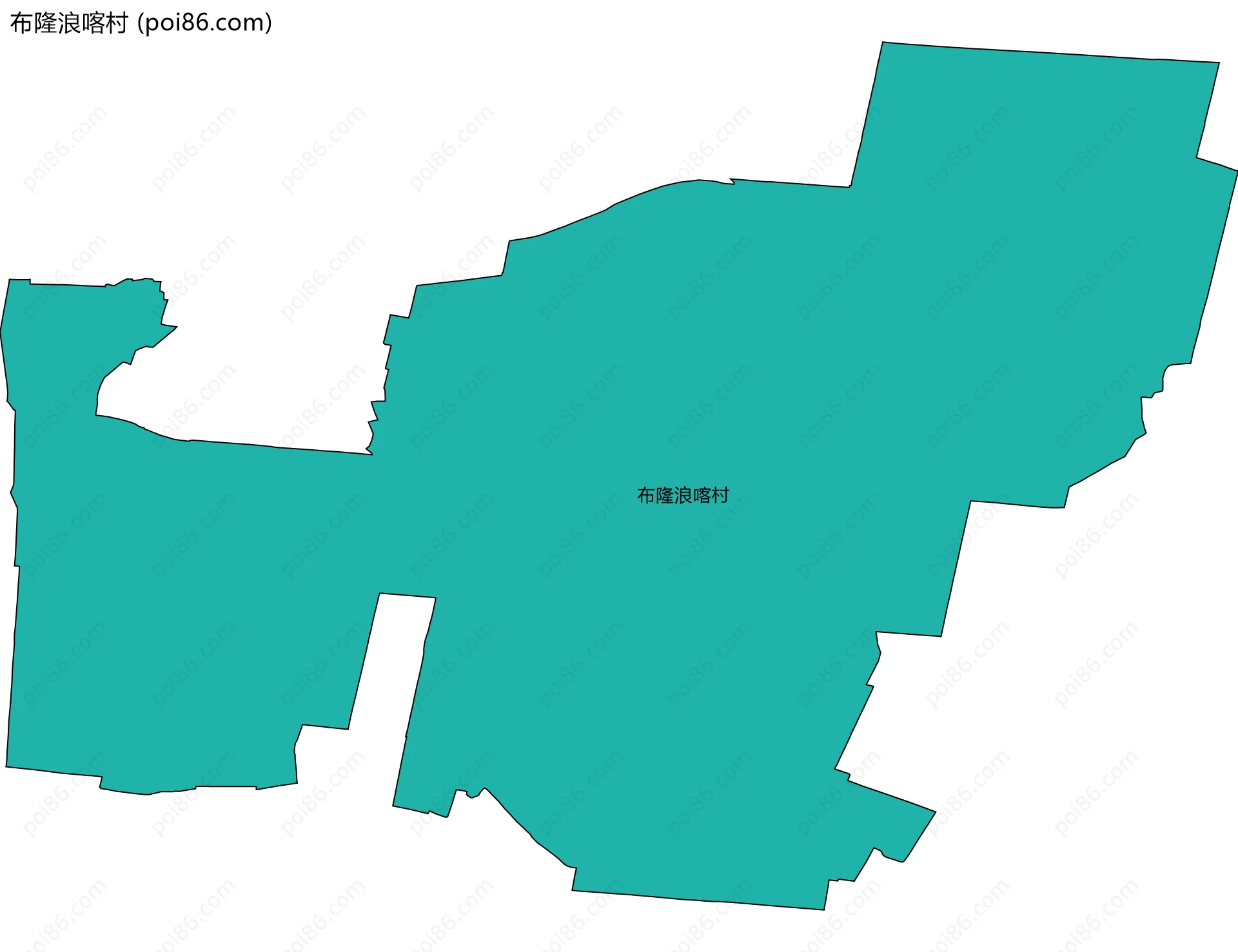 布隆浪喀村边界地图