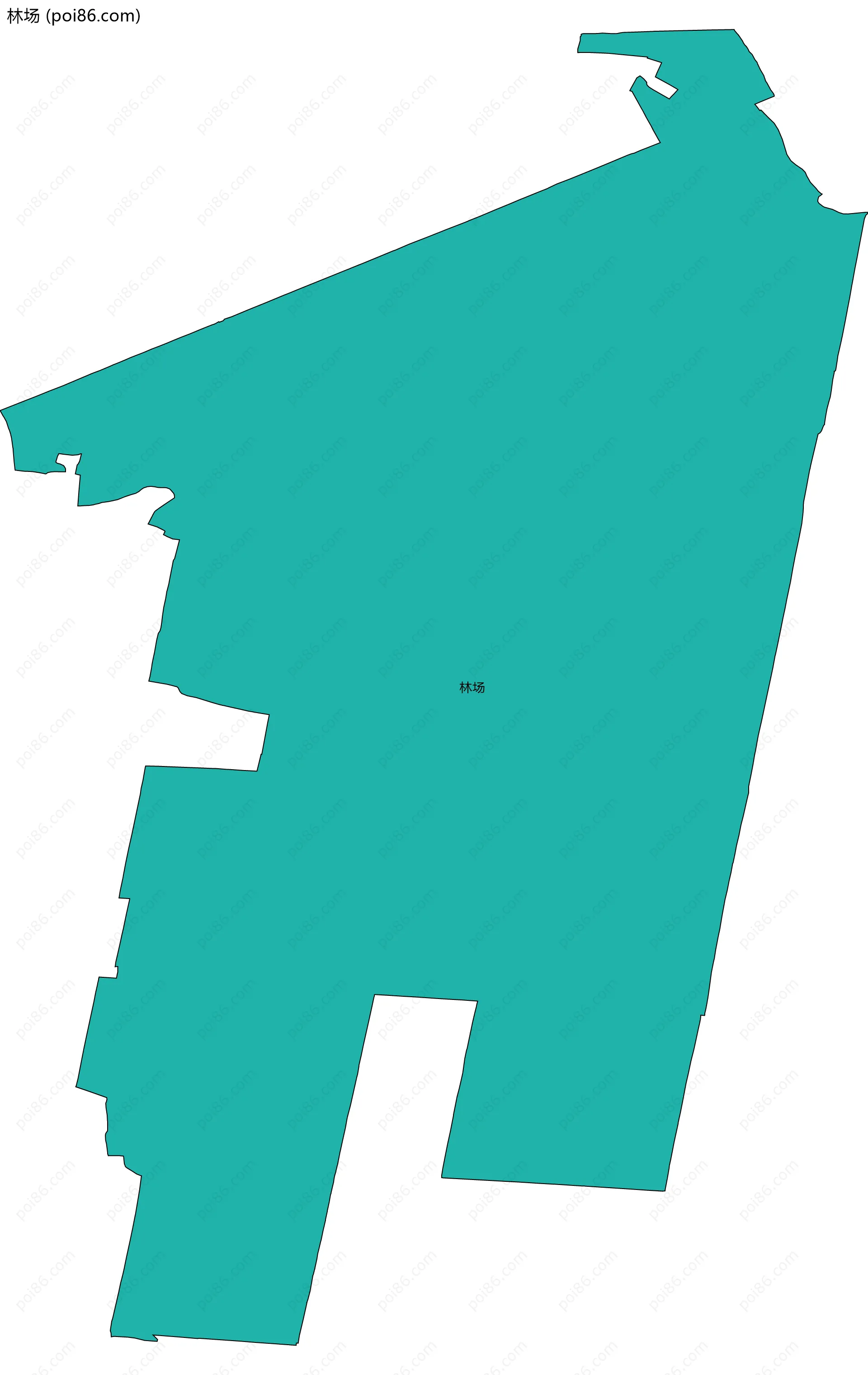 林场边界地图