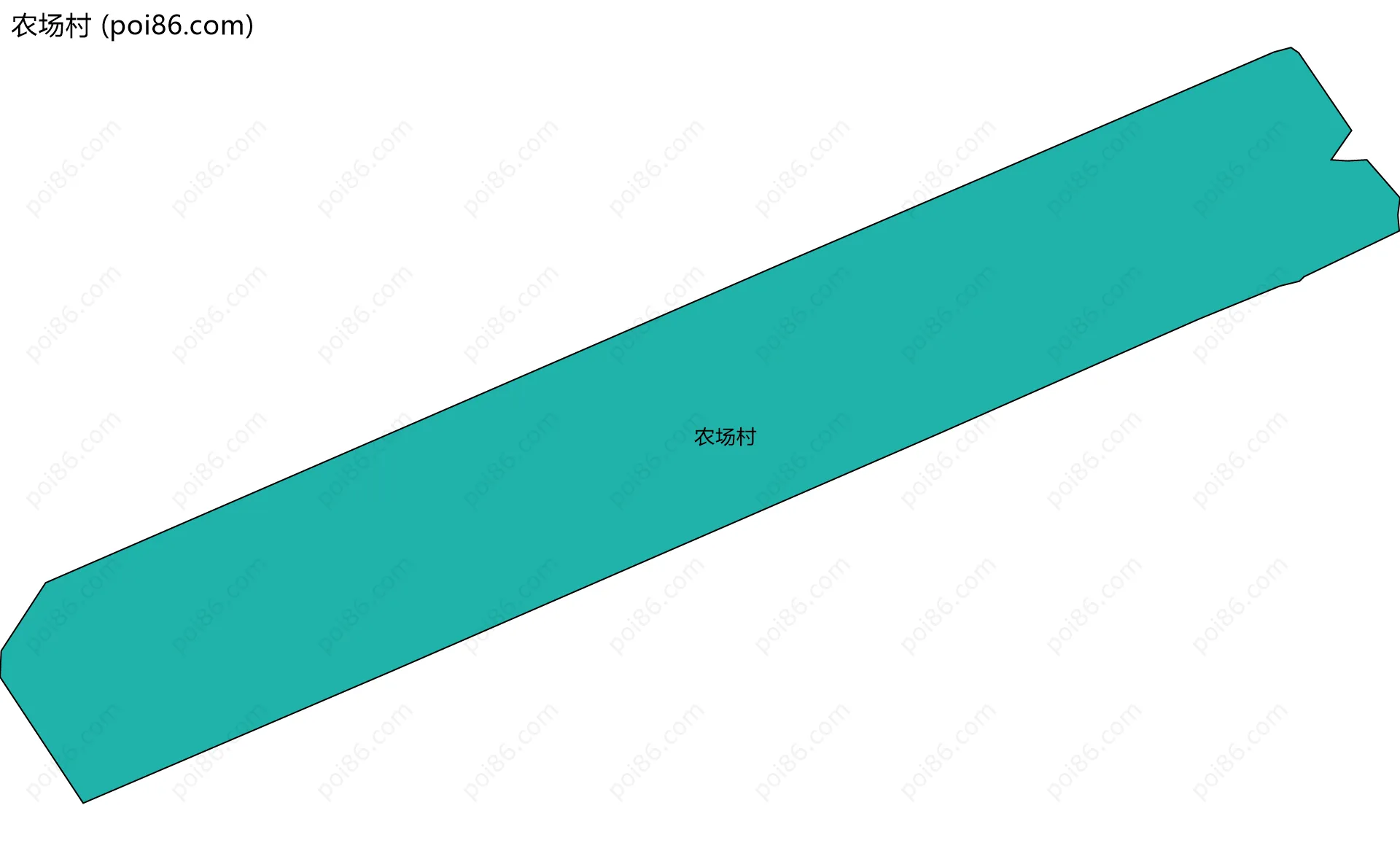 农场村边界地图