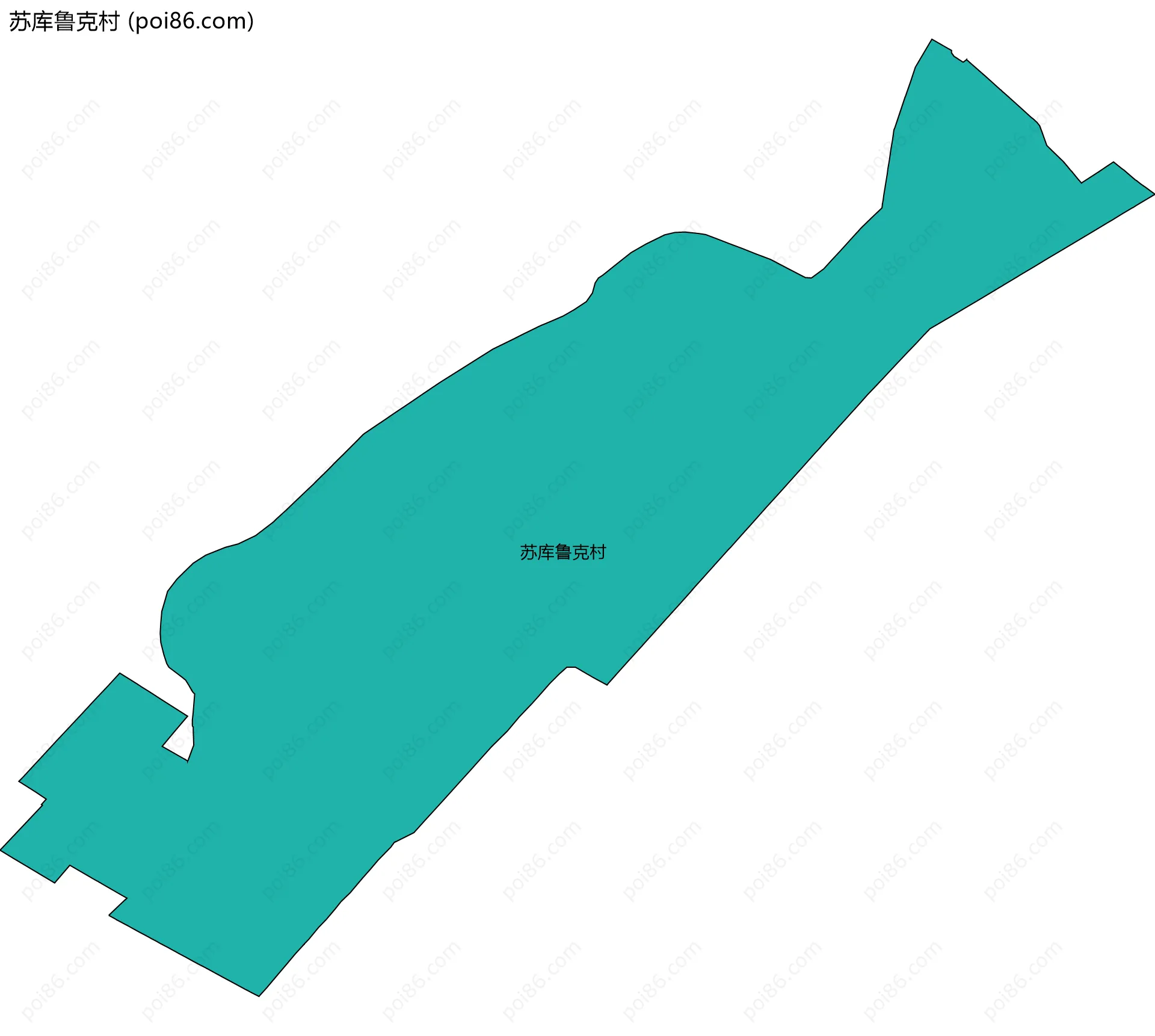 苏库鲁克村边界地图