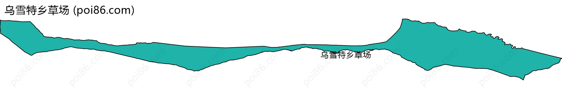 乌雪特乡草场边界地图