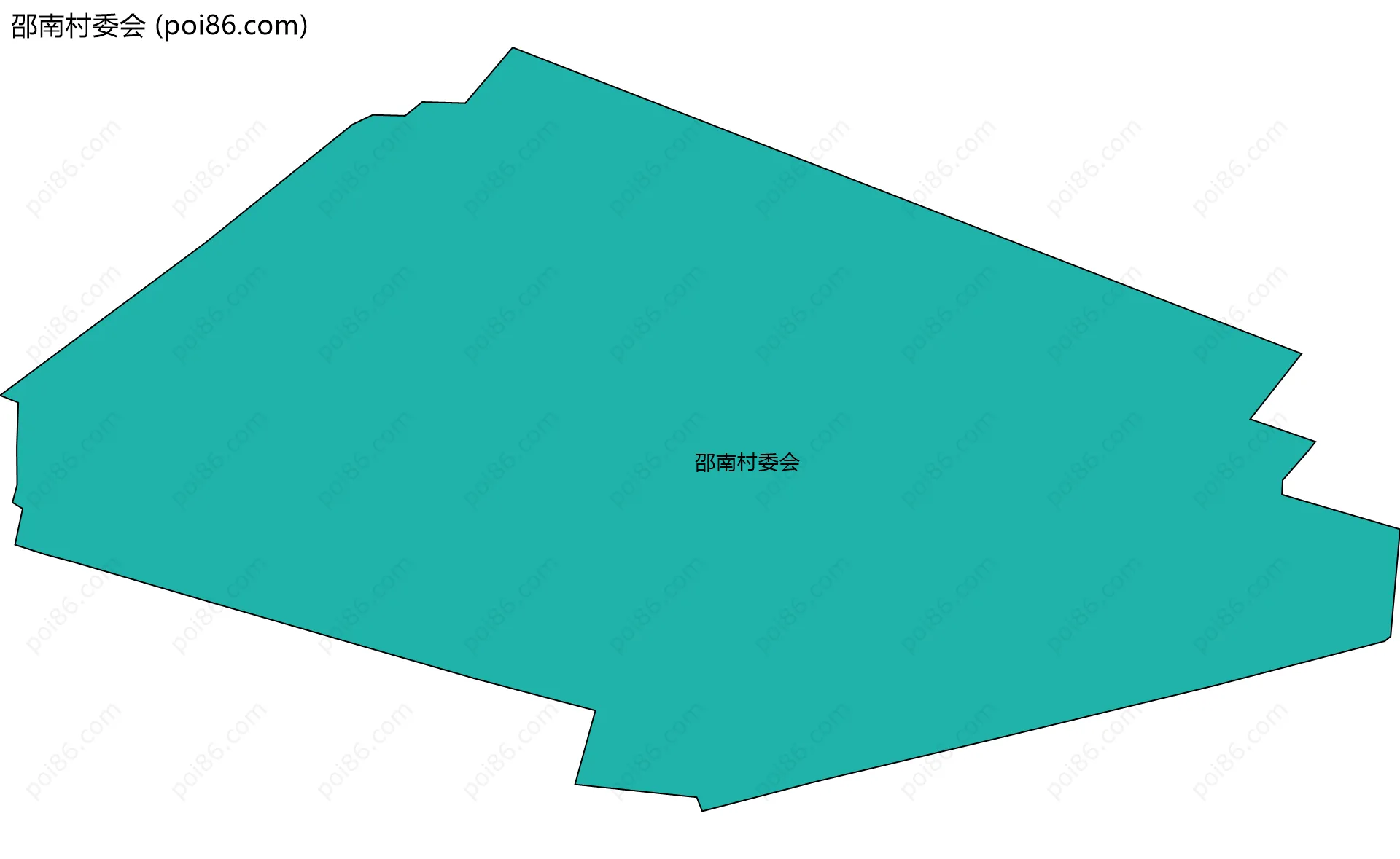邵南村委会边界地图
