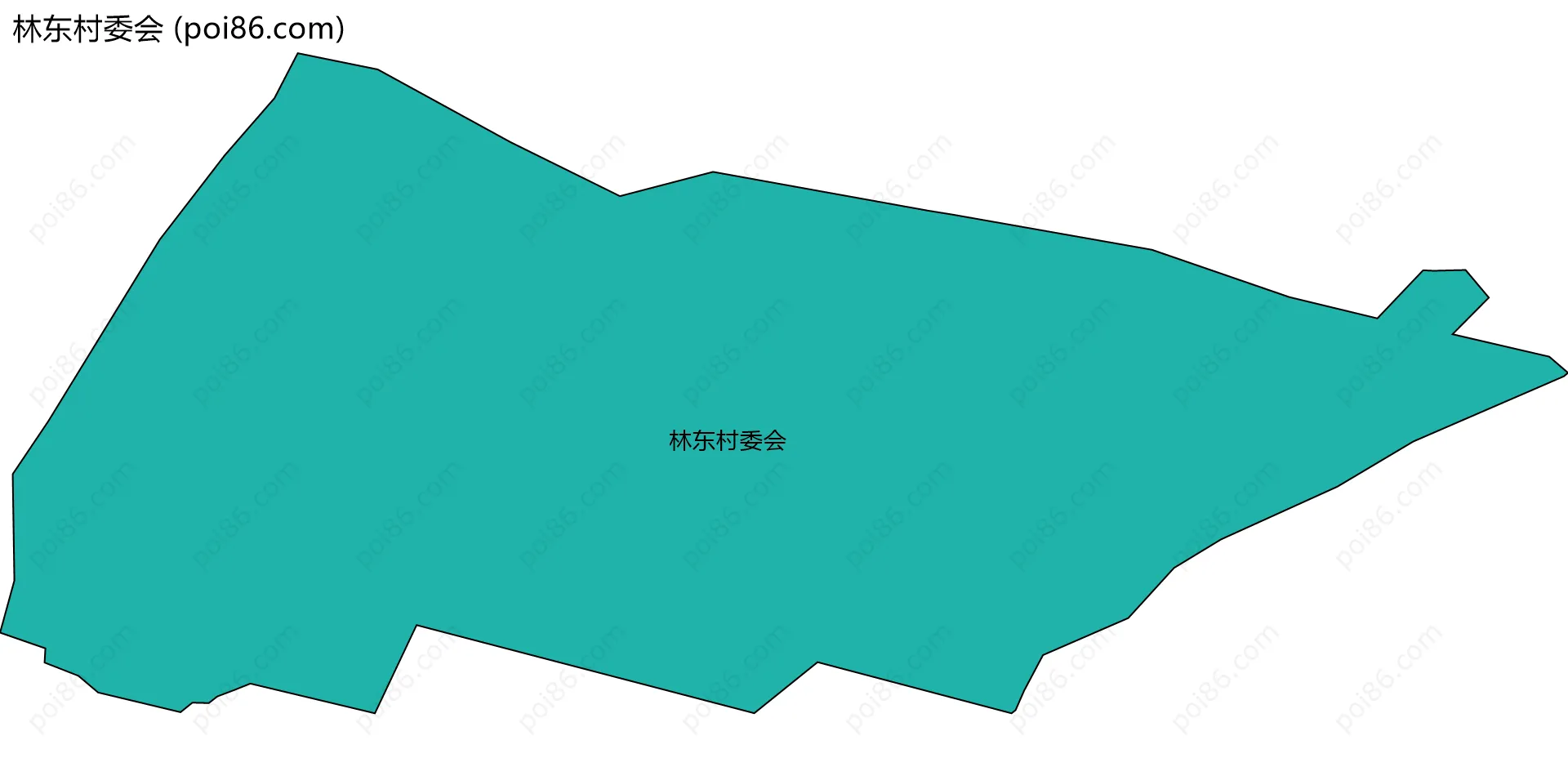 林东村委会边界地图