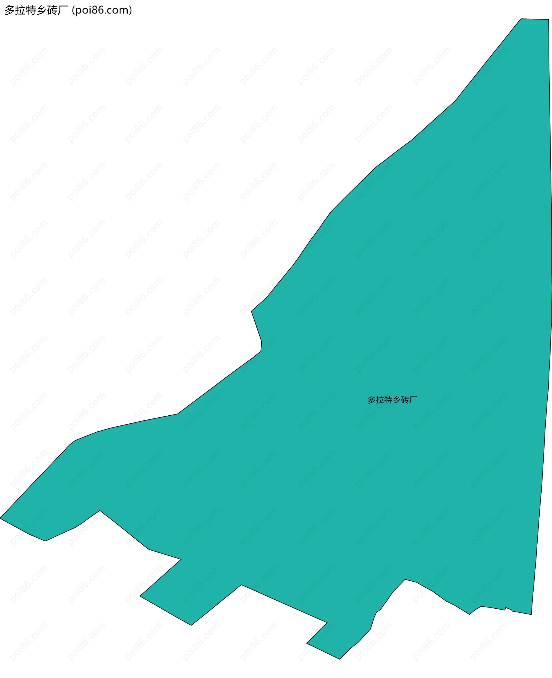 多拉特乡砖厂边界地图