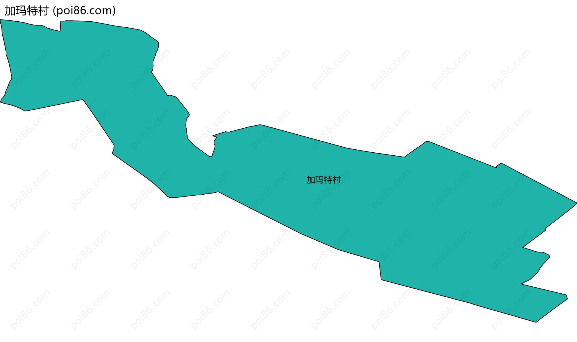 加玛特村边界地图