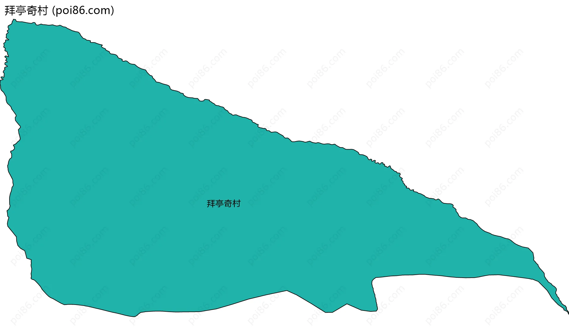 拜亭奇村边界地图