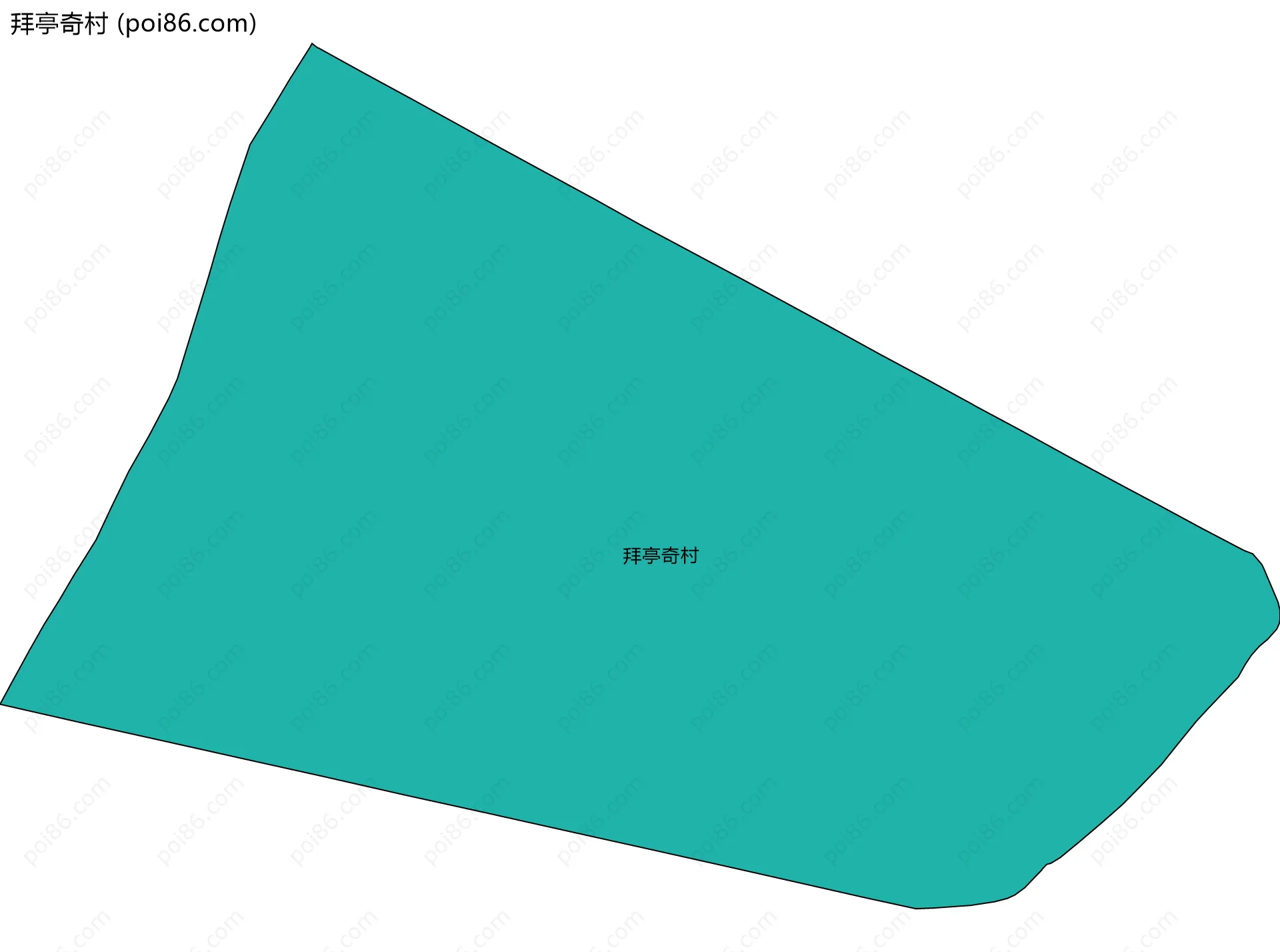 拜亭奇村边界地图