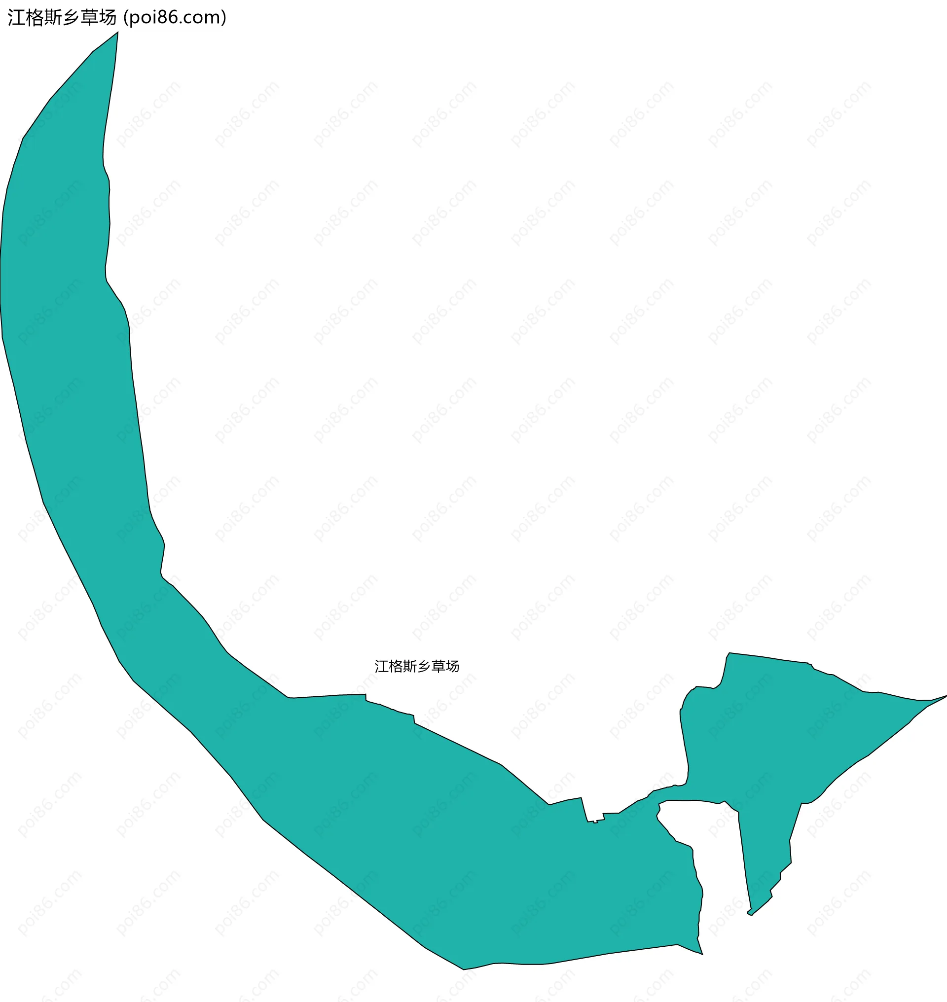 江格斯乡草场边界地图