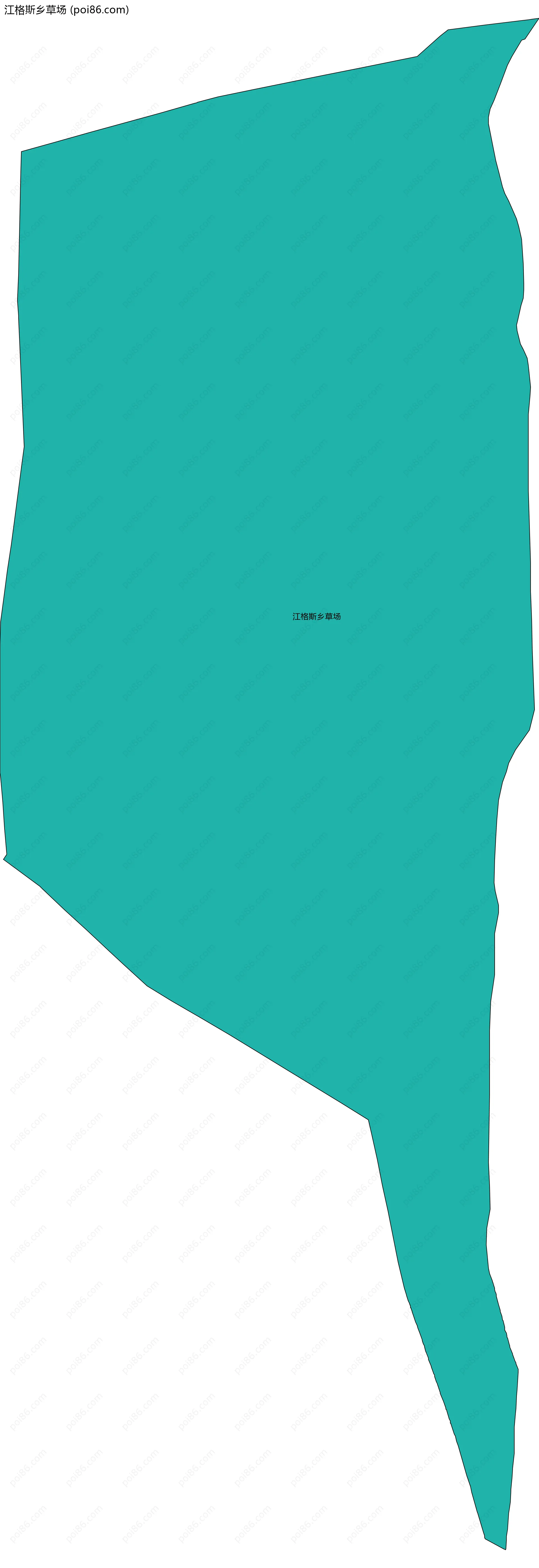 江格斯乡草场边界地图