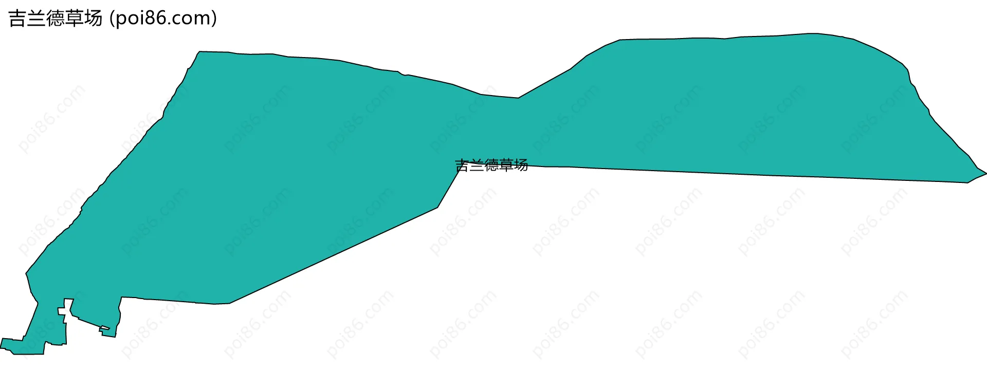 吉兰德草场边界地图