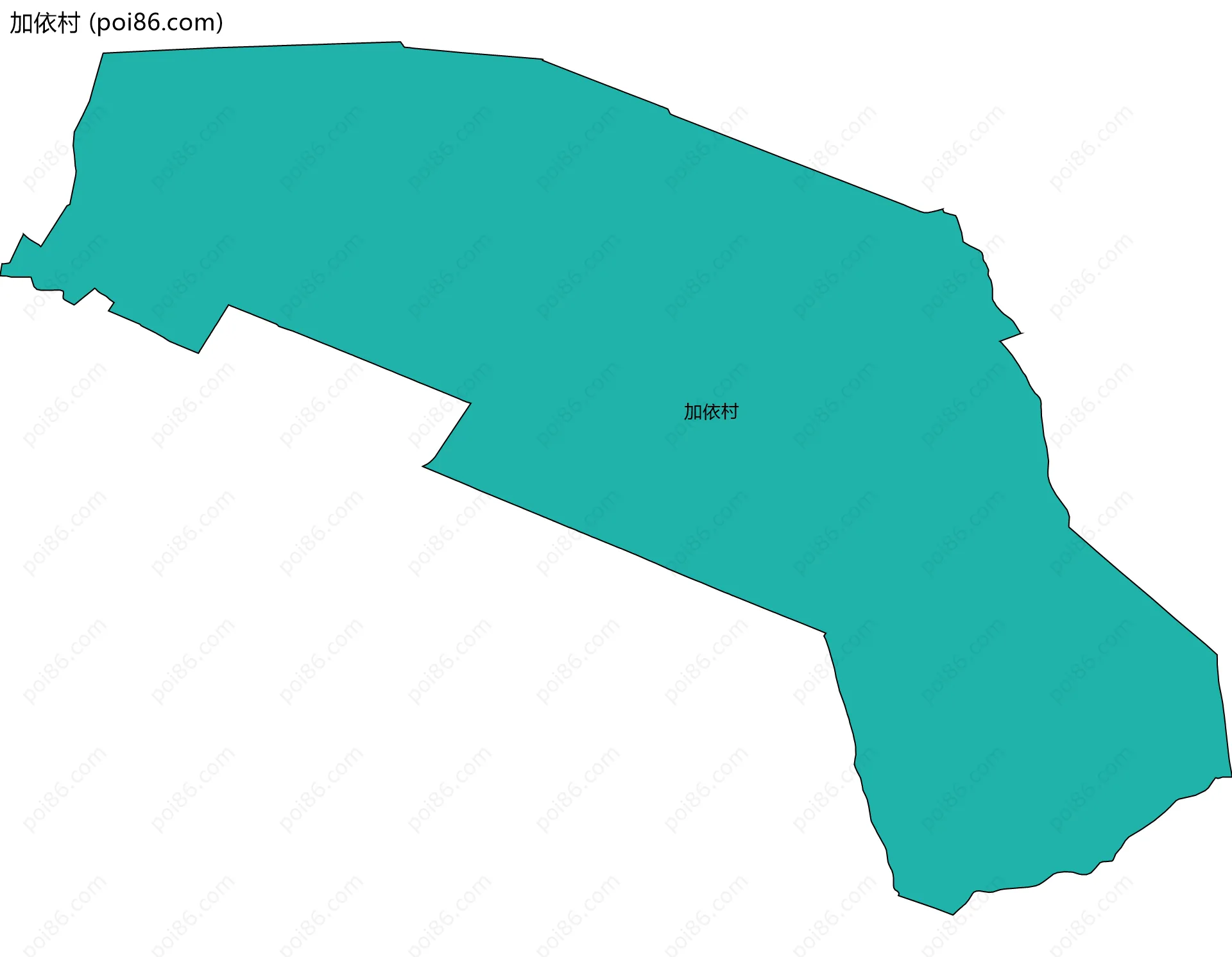 加依村边界地图
