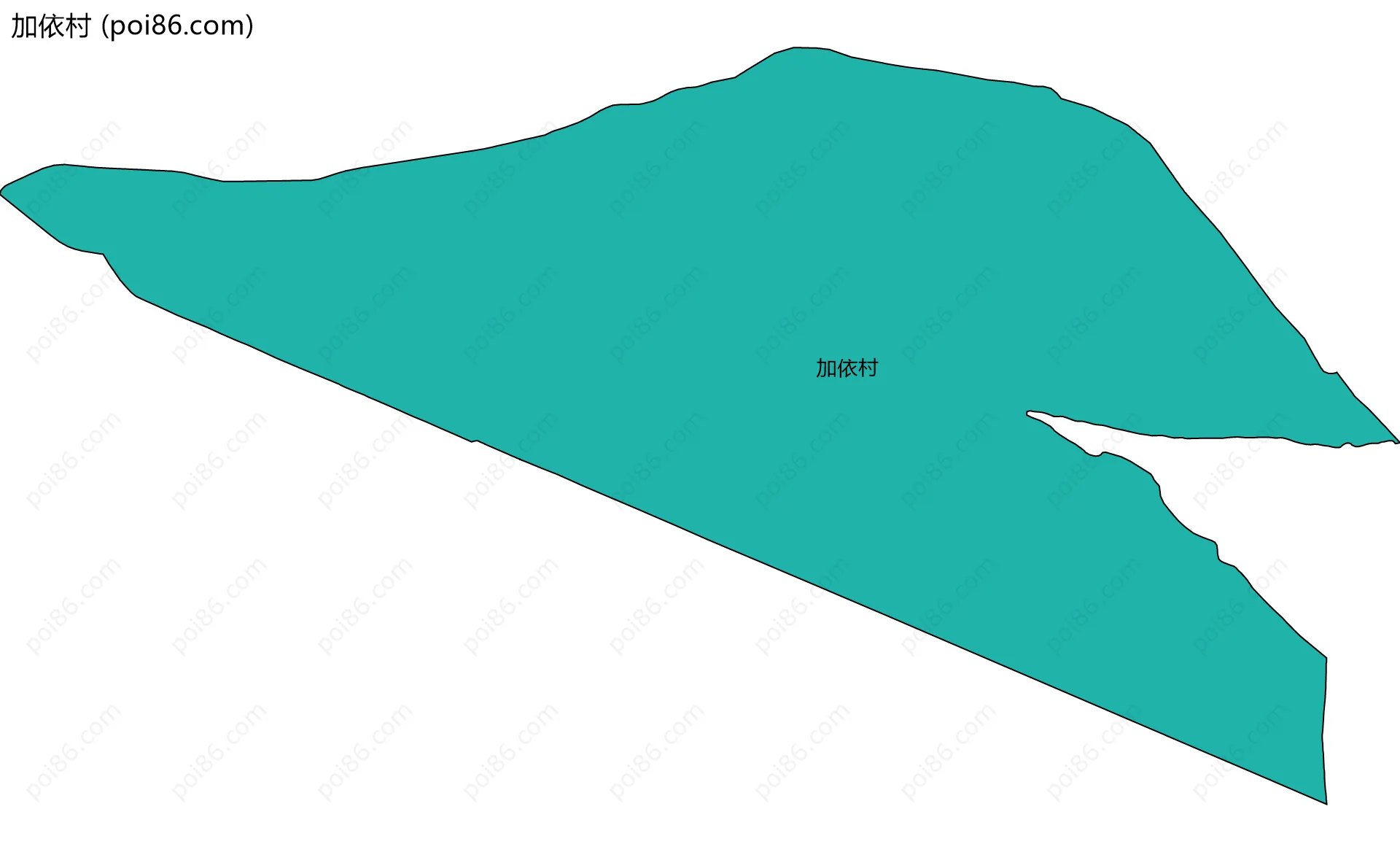 加依村边界地图