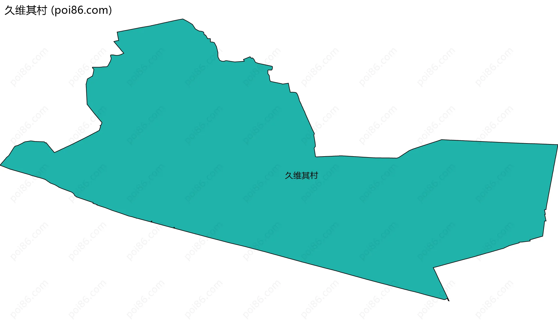 久维其村边界地图
