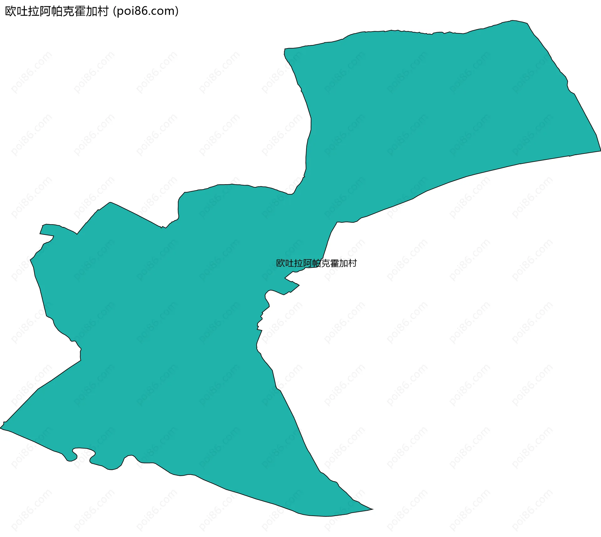 欧吐拉阿帕克霍加村边界地图