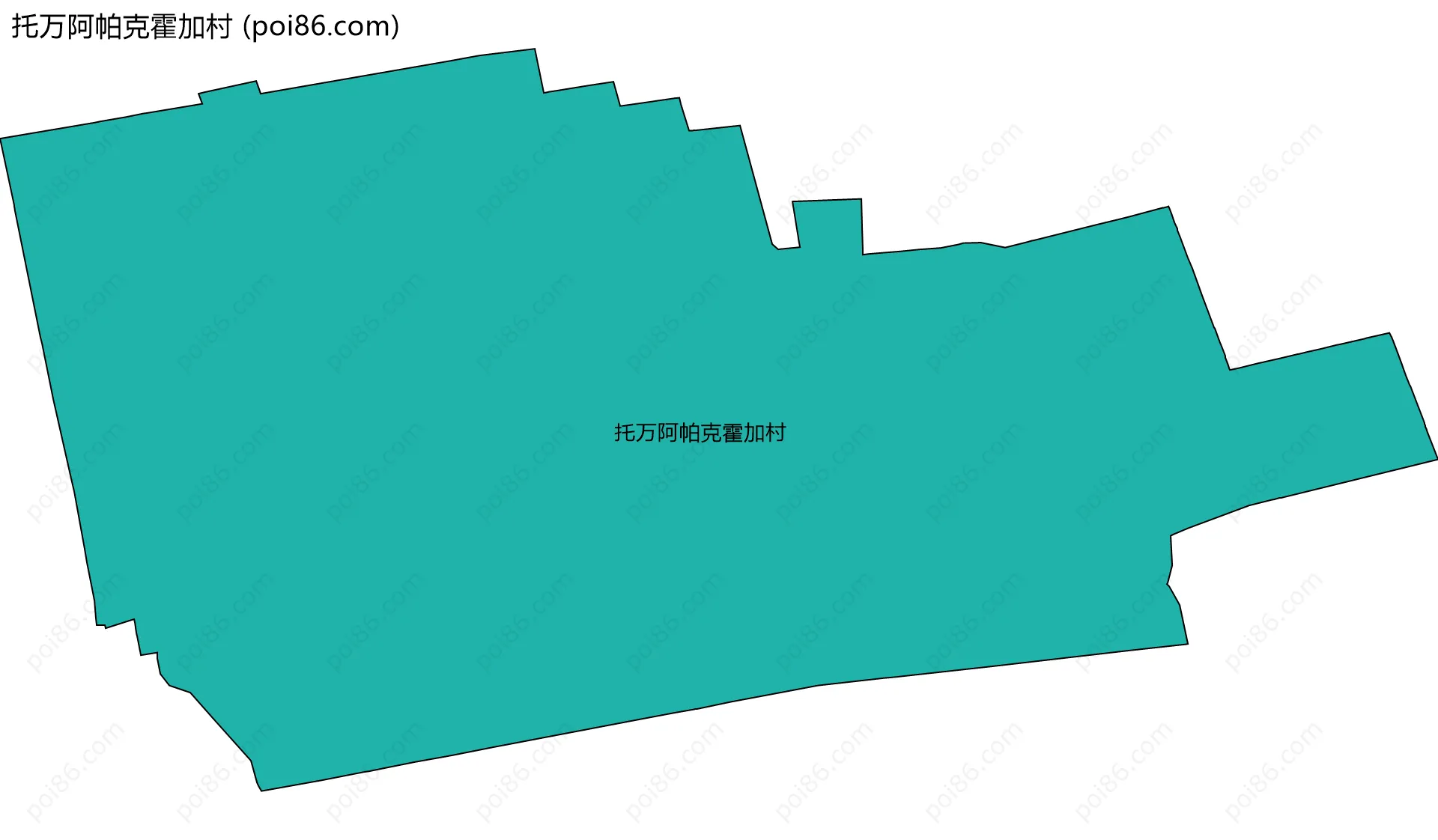 托万阿帕克霍加村边界地图
