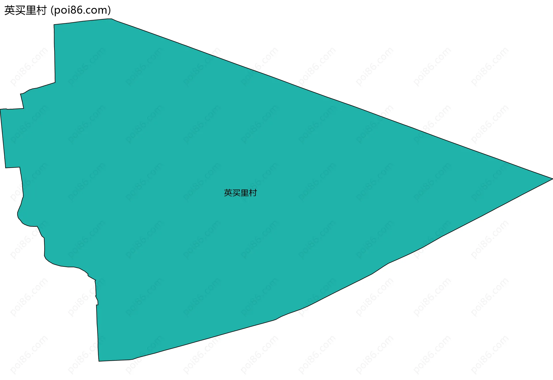 英买里村边界地图