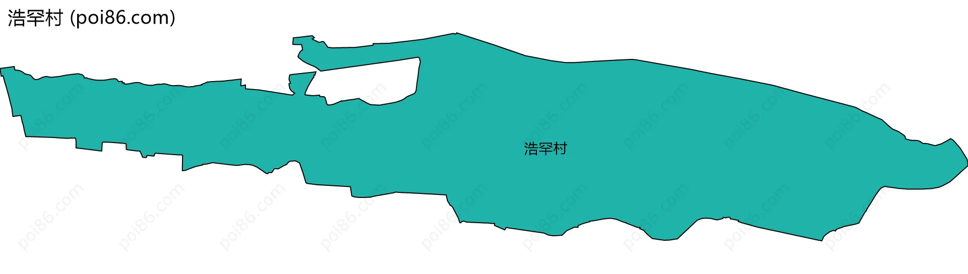 浩罕村边界地图