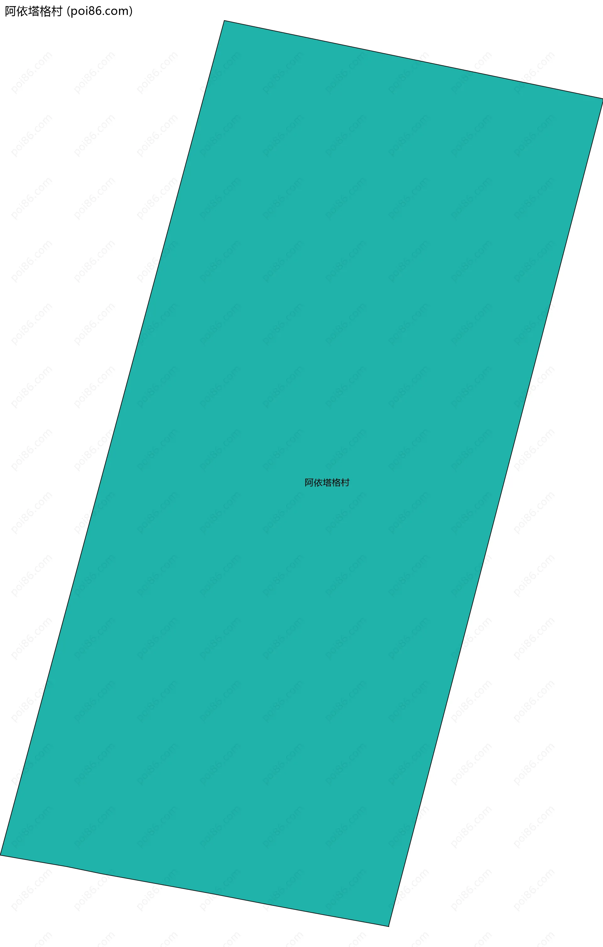 阿依塔格村边界地图