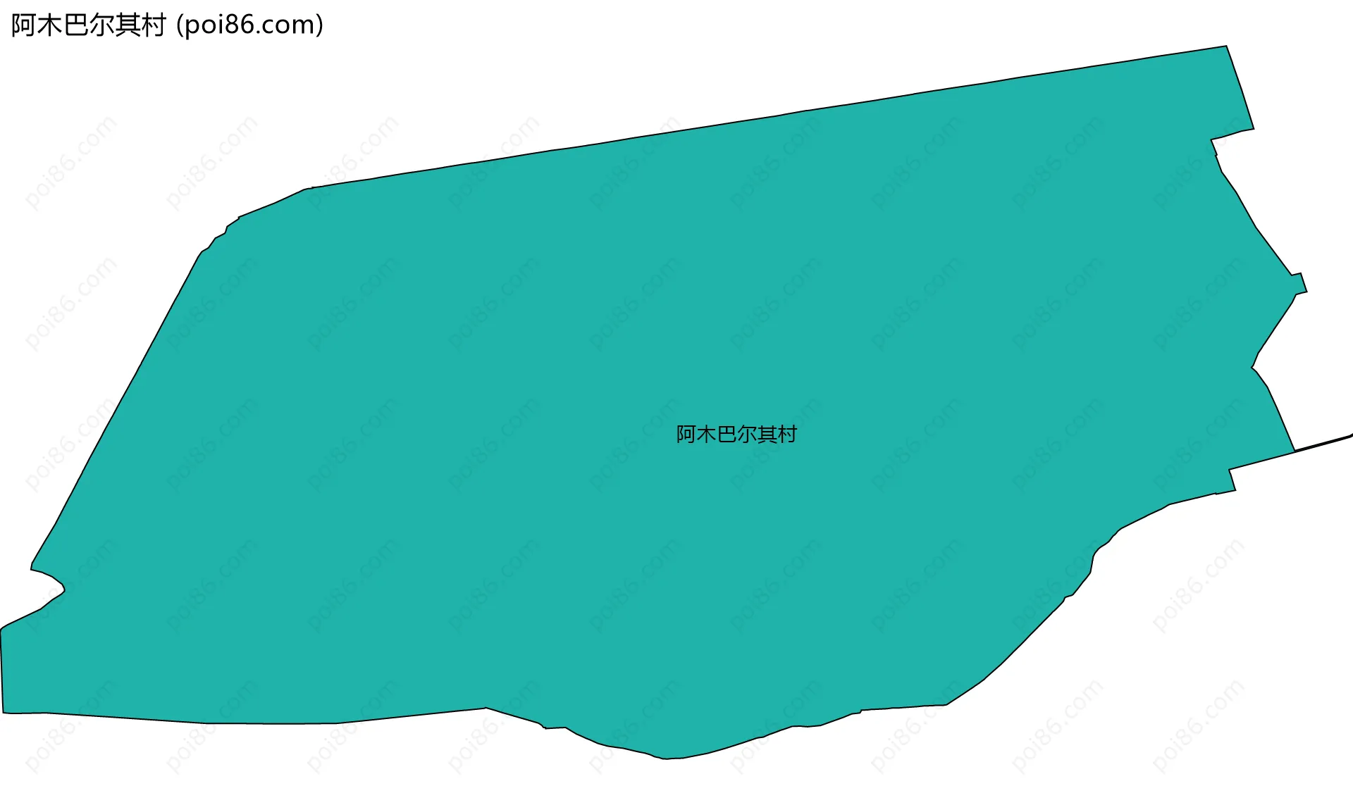 阿木巴尔其村边界地图