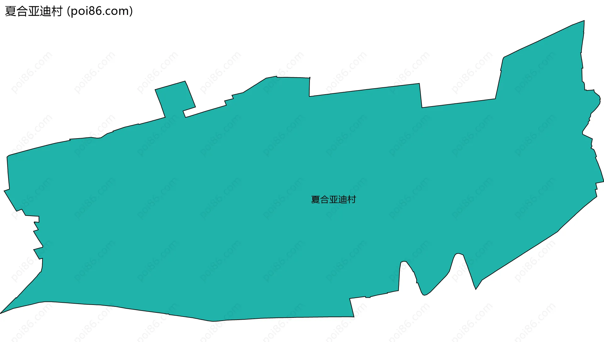 夏合亚迪村边界地图