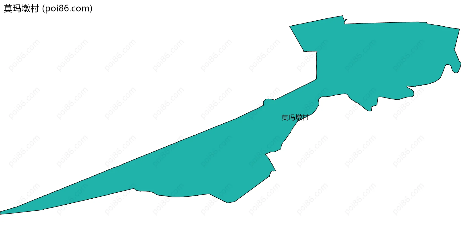 莫玛墩村边界地图