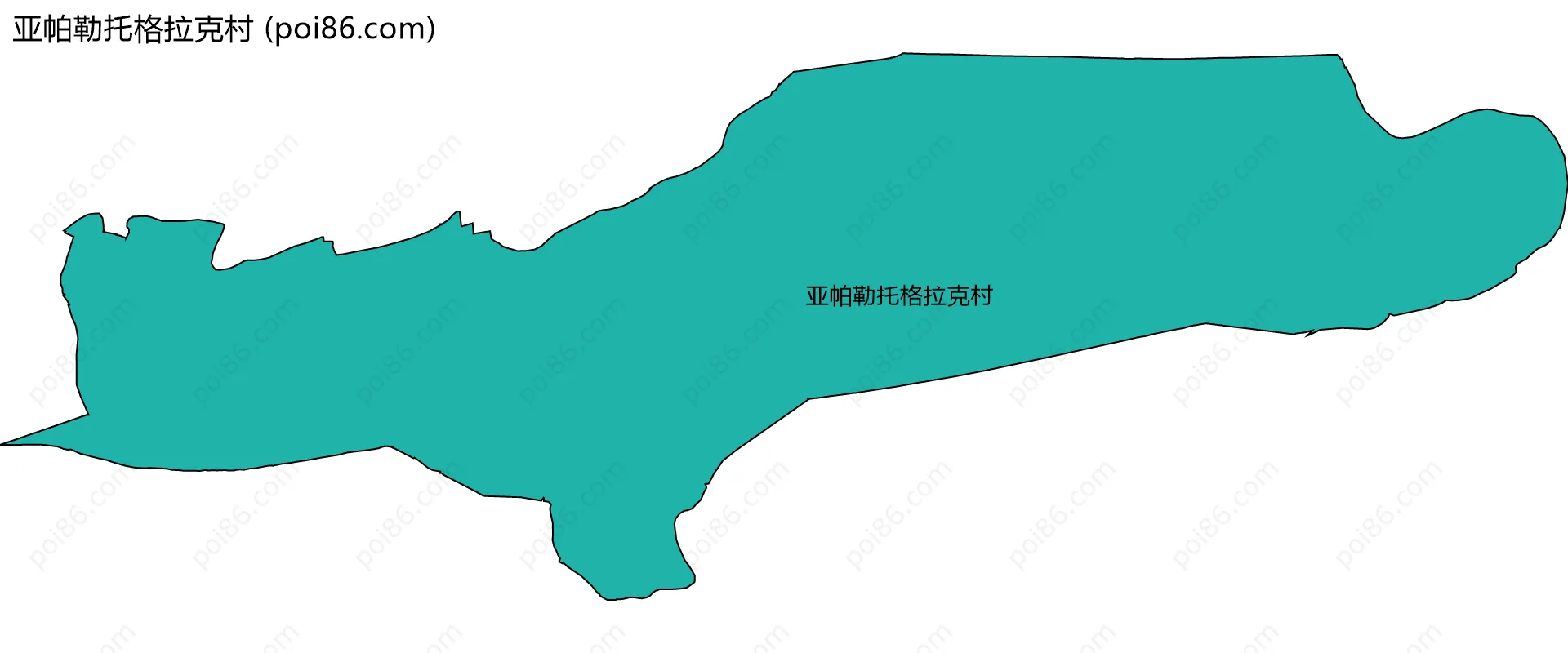 亚帕勒托格拉克村边界地图