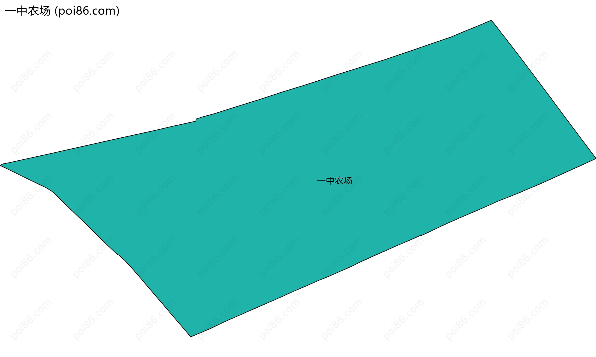 一中农场边界地图