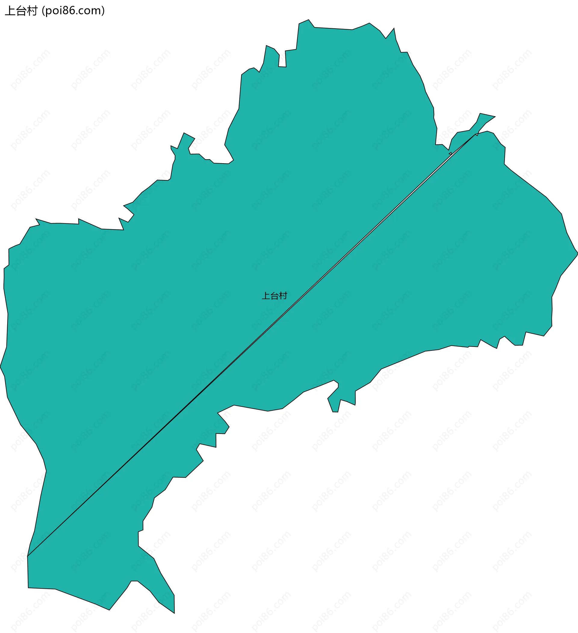 上台村边界地图