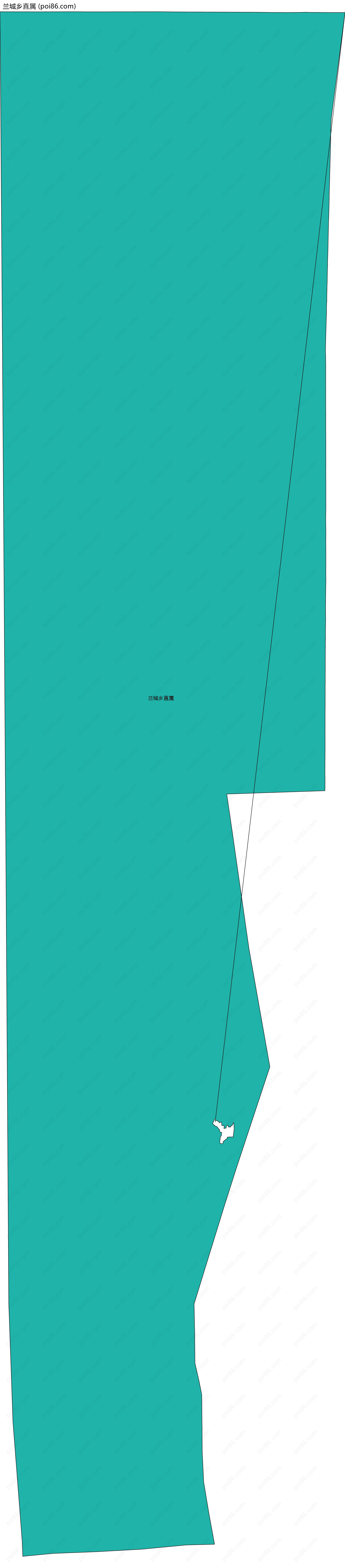 兰城乡直属边界地图