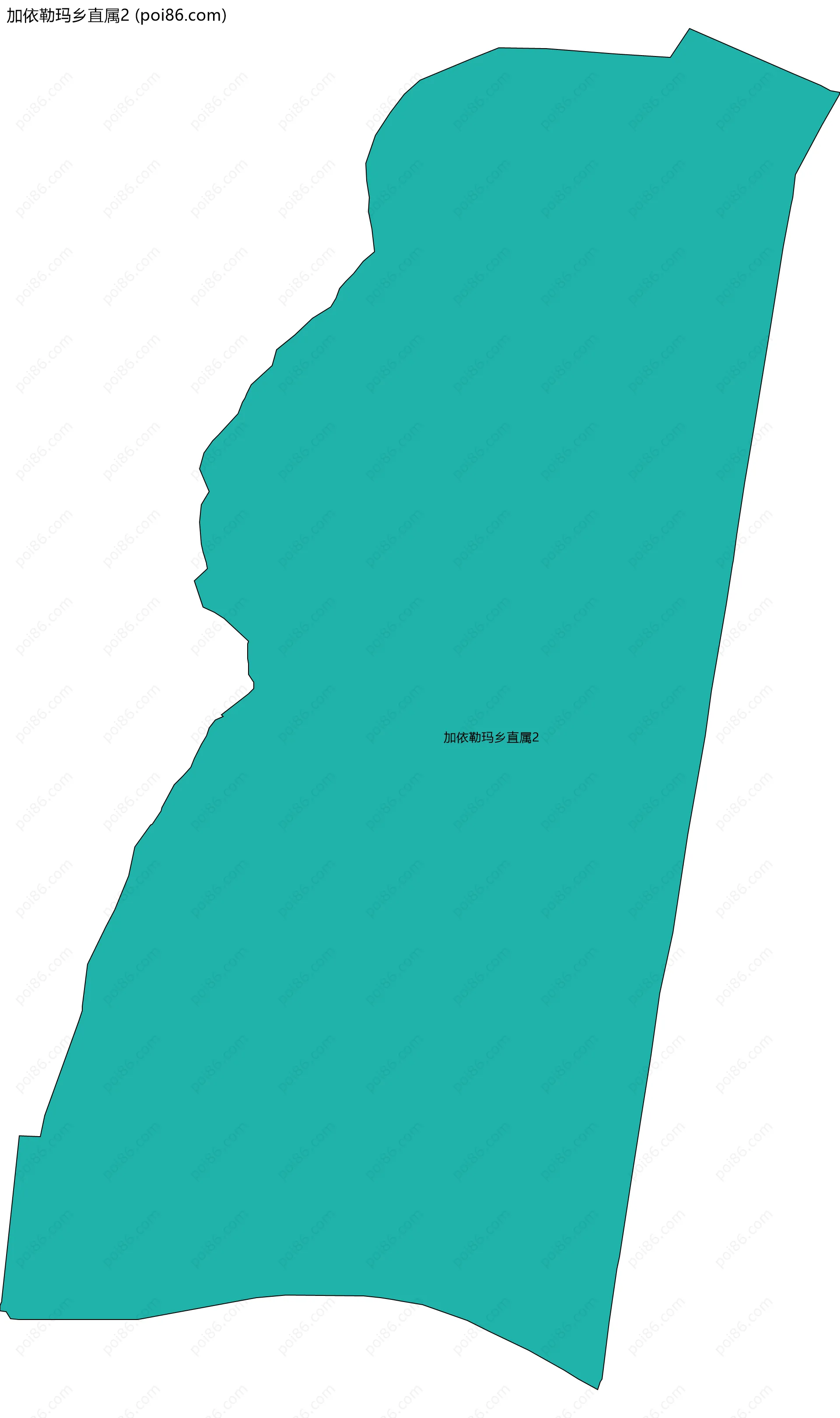 加依勒玛乡直属2边界地图