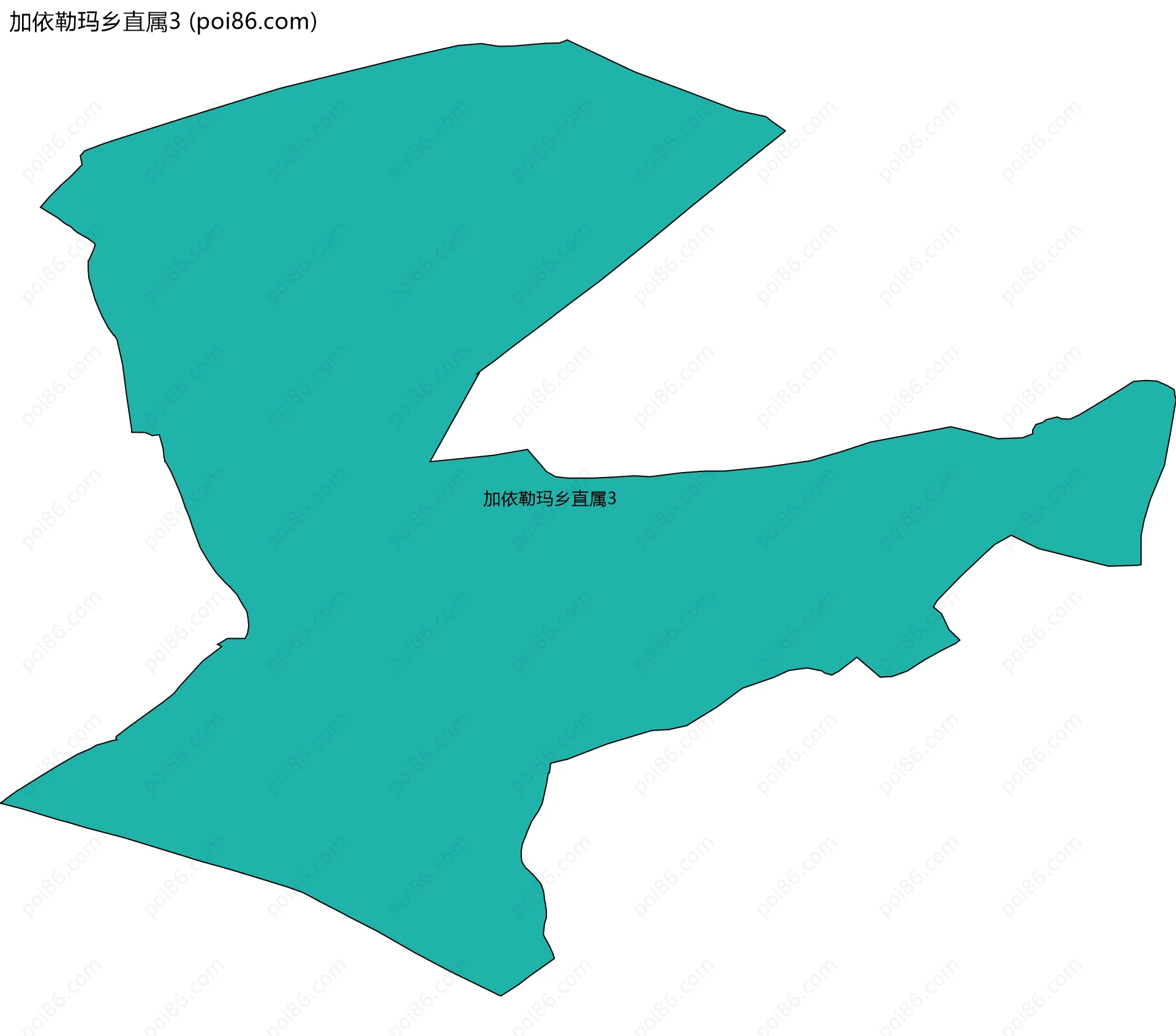 加依勒玛乡直属3边界地图