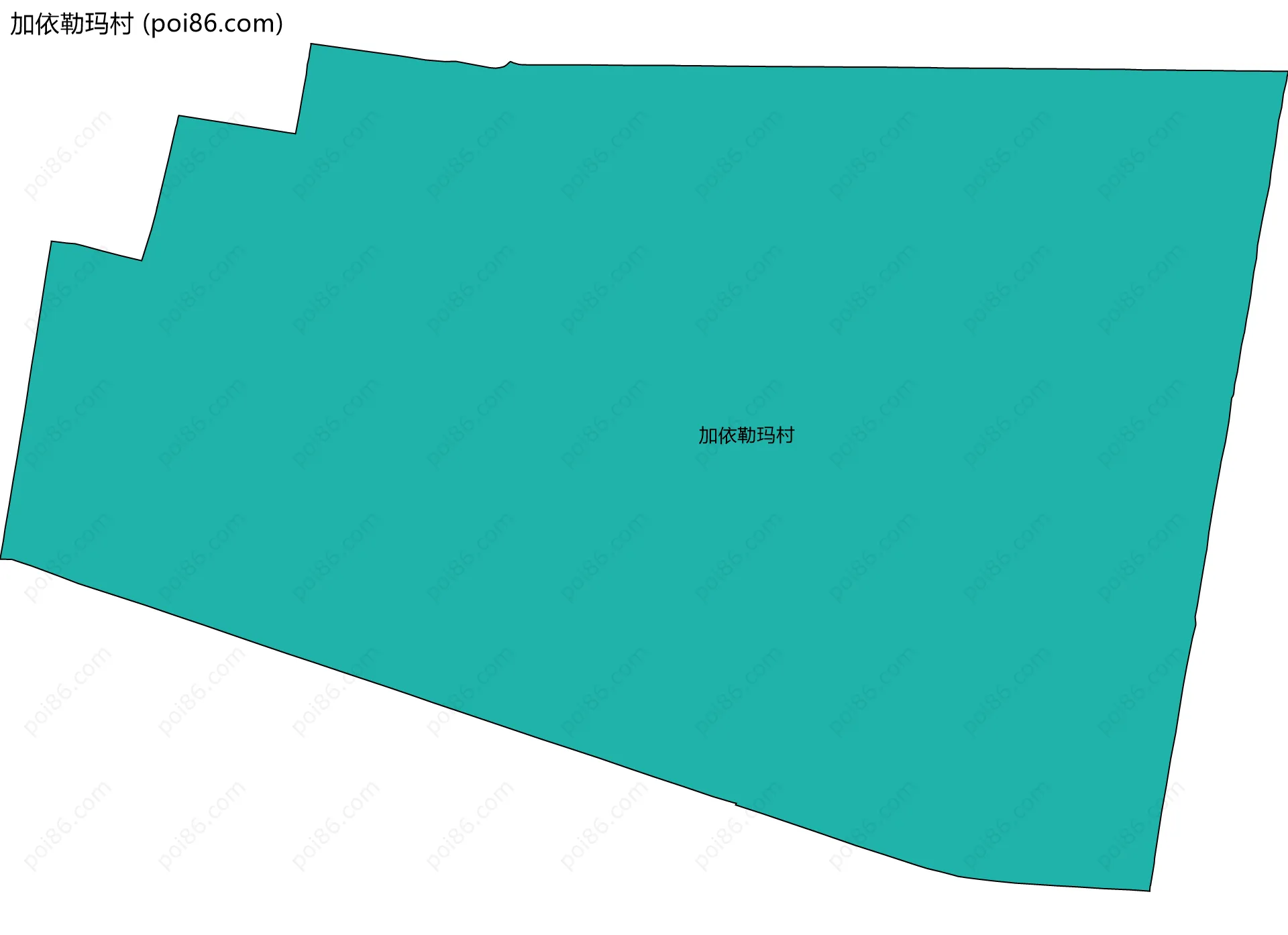 加依勒玛村边界地图