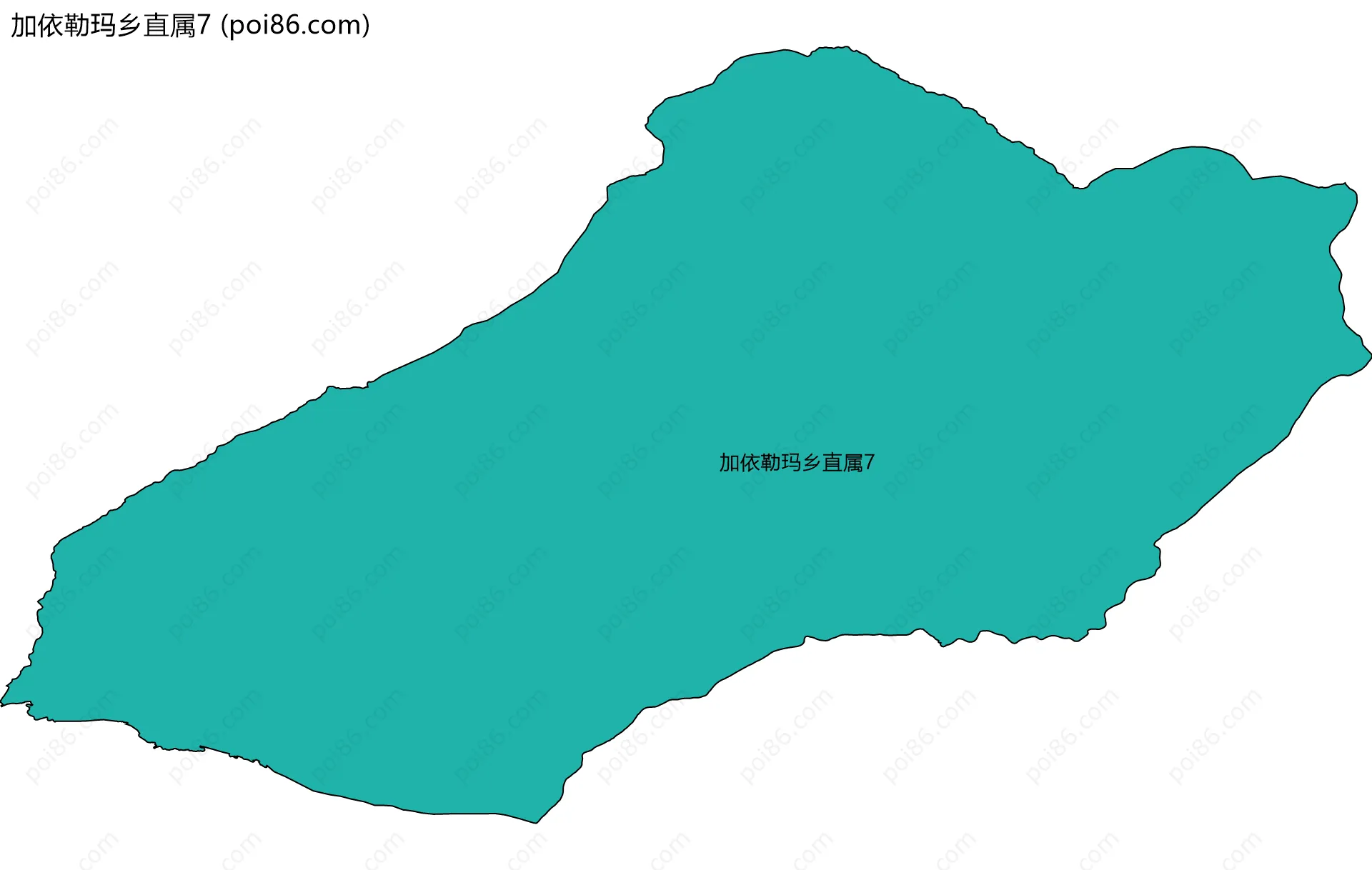 加依勒玛乡直属7边界地图